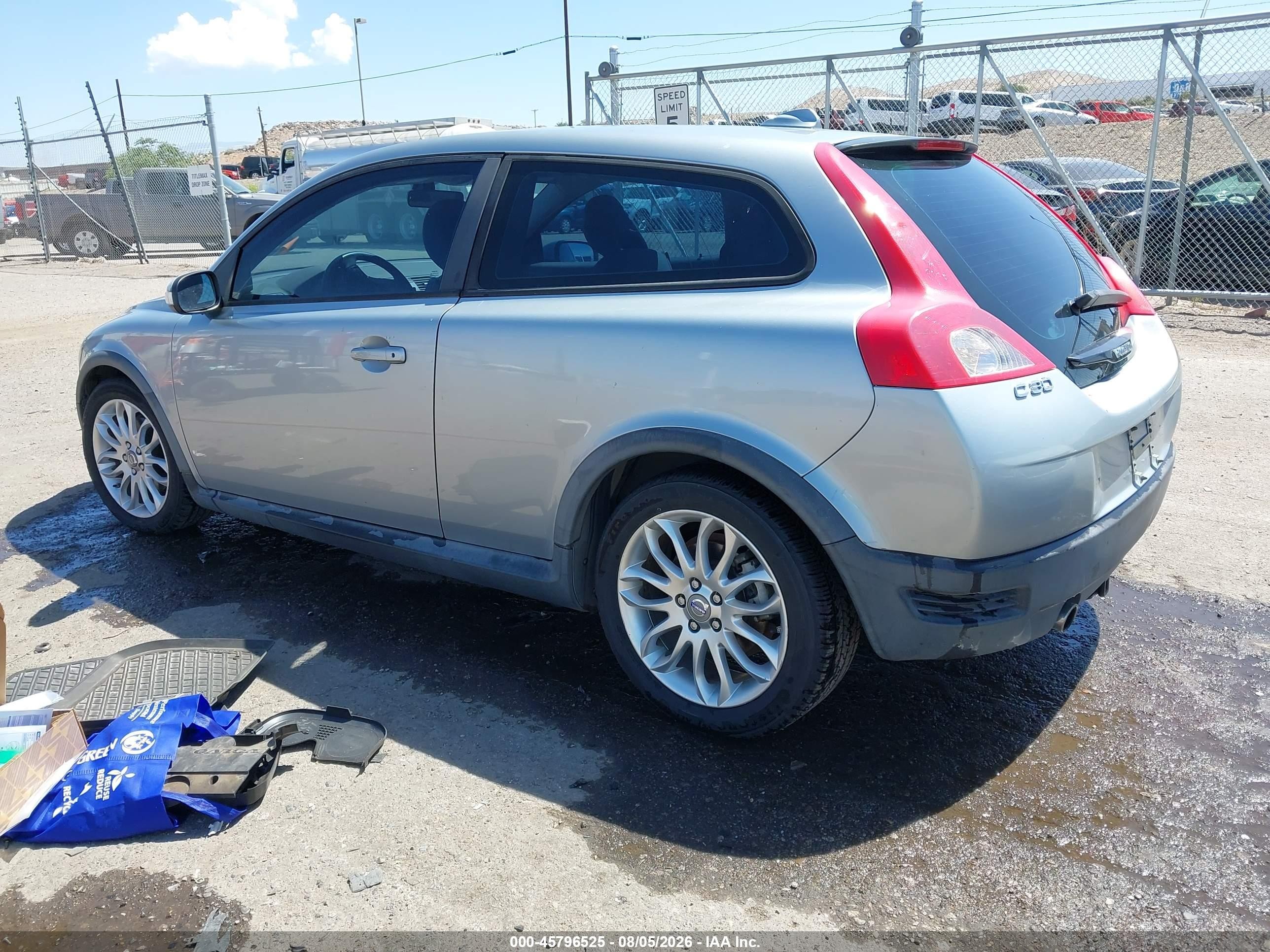 2008 Volvo C30 T5 R-design/t5 Version 1.0/t5 Version 2.0 Silver vin: YV1MK672382082077