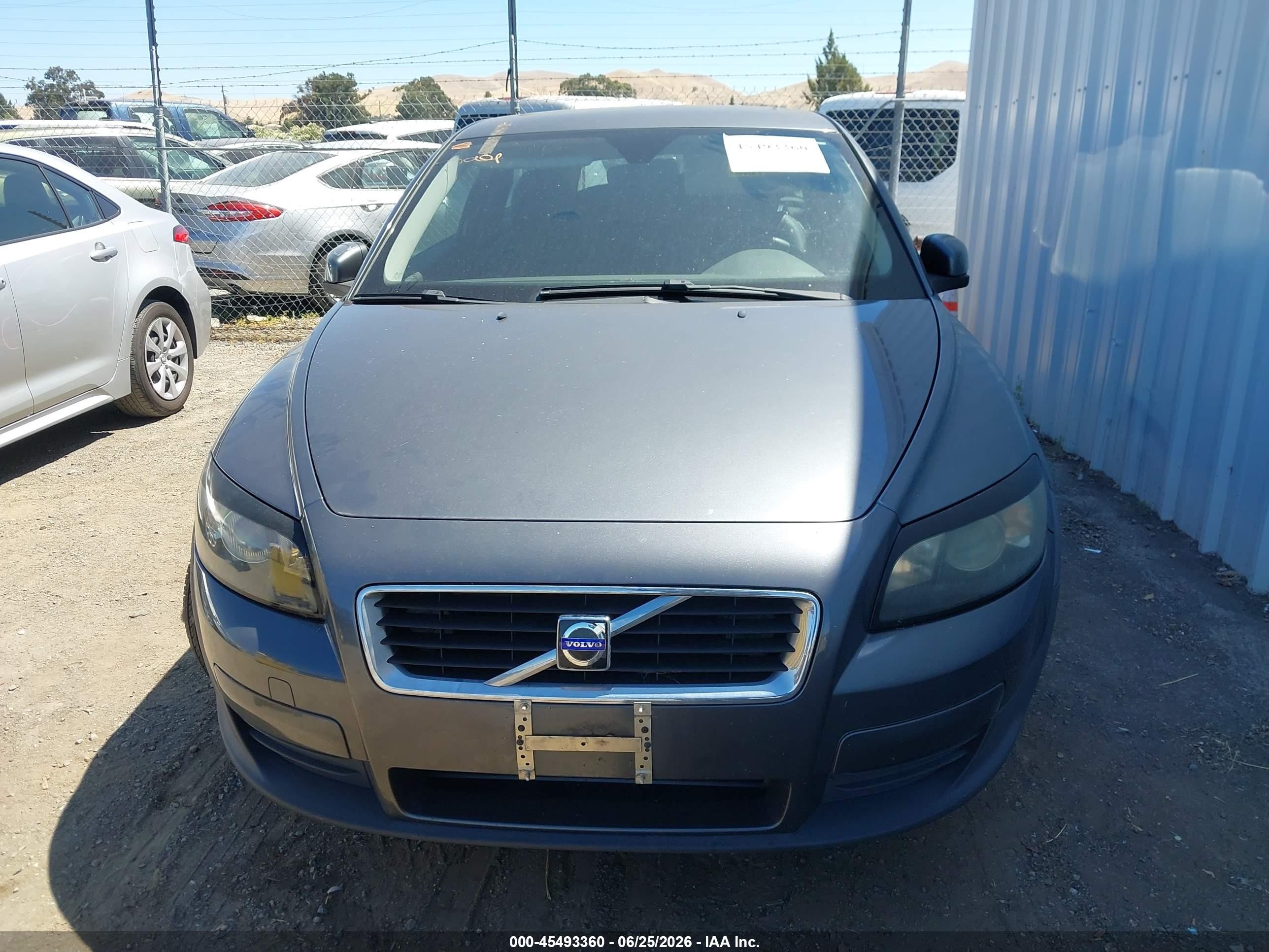 2008 Volvo C30 R-design/t5 Version 1.0/t5 Version 2.0/version 1.0/version 2.0 Gray vin: YV1MK672482070052