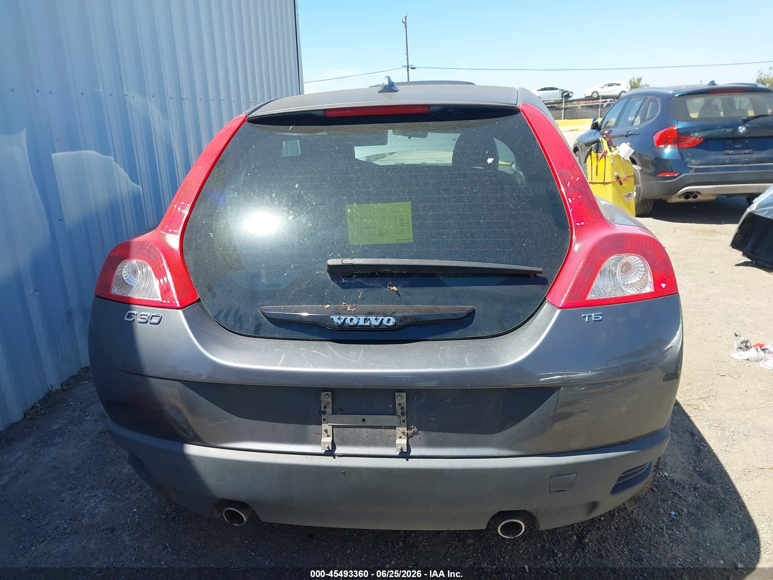 2008 Volvo C30 R-design/t5 Version 1.0/t5 Version 2.0/version 1.0/version 2.0 Gray vin: YV1MK672482070052