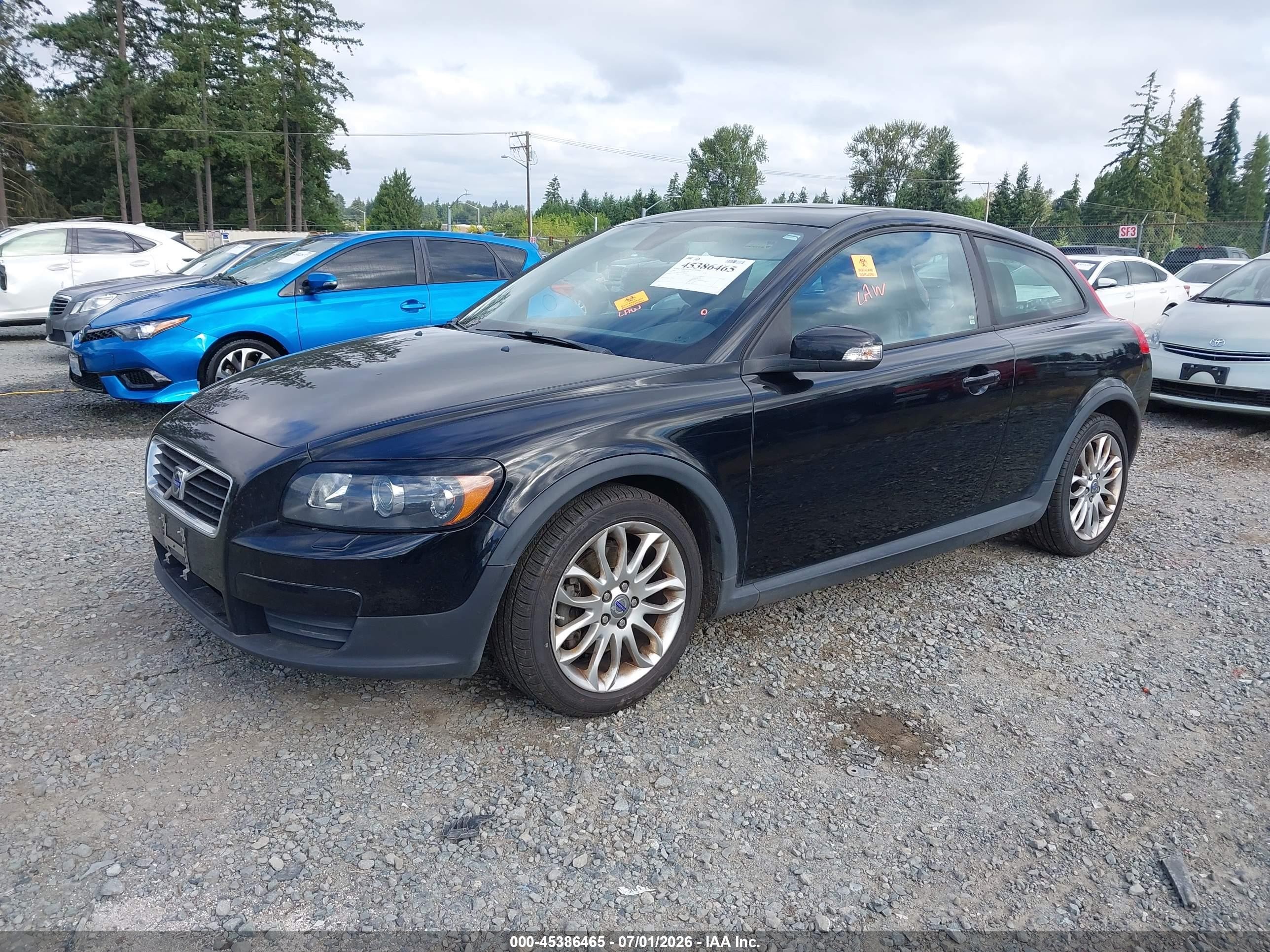 2008 Volvo C30 T5 R-design/t5 Version 1.0/t5 Version 2.0 Черный vin: YV1MK672682080565