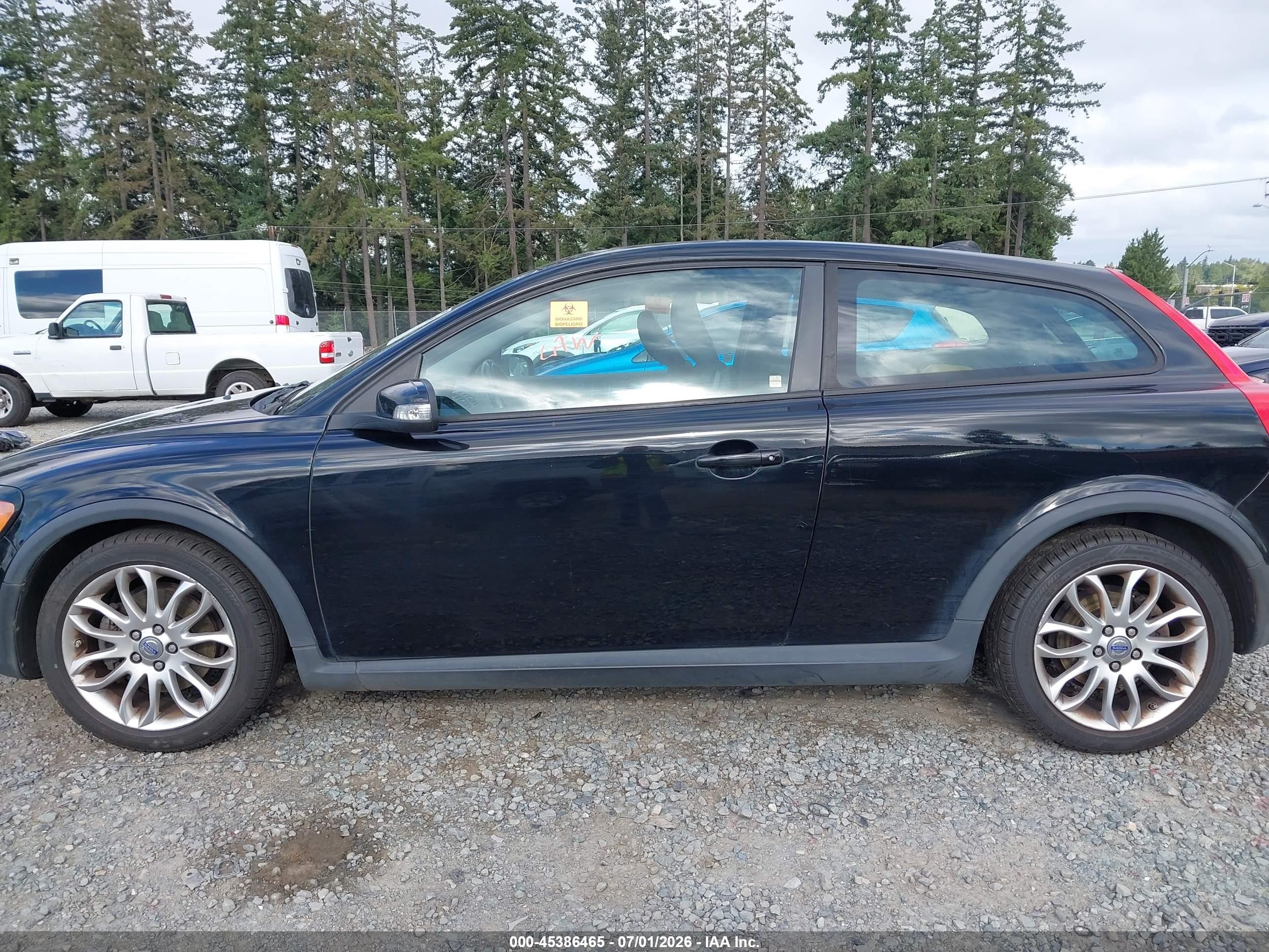 2008 Volvo C30 T5 R-design/t5 Version 1.0/t5 Version 2.0 Черный vin: YV1MK672682080565