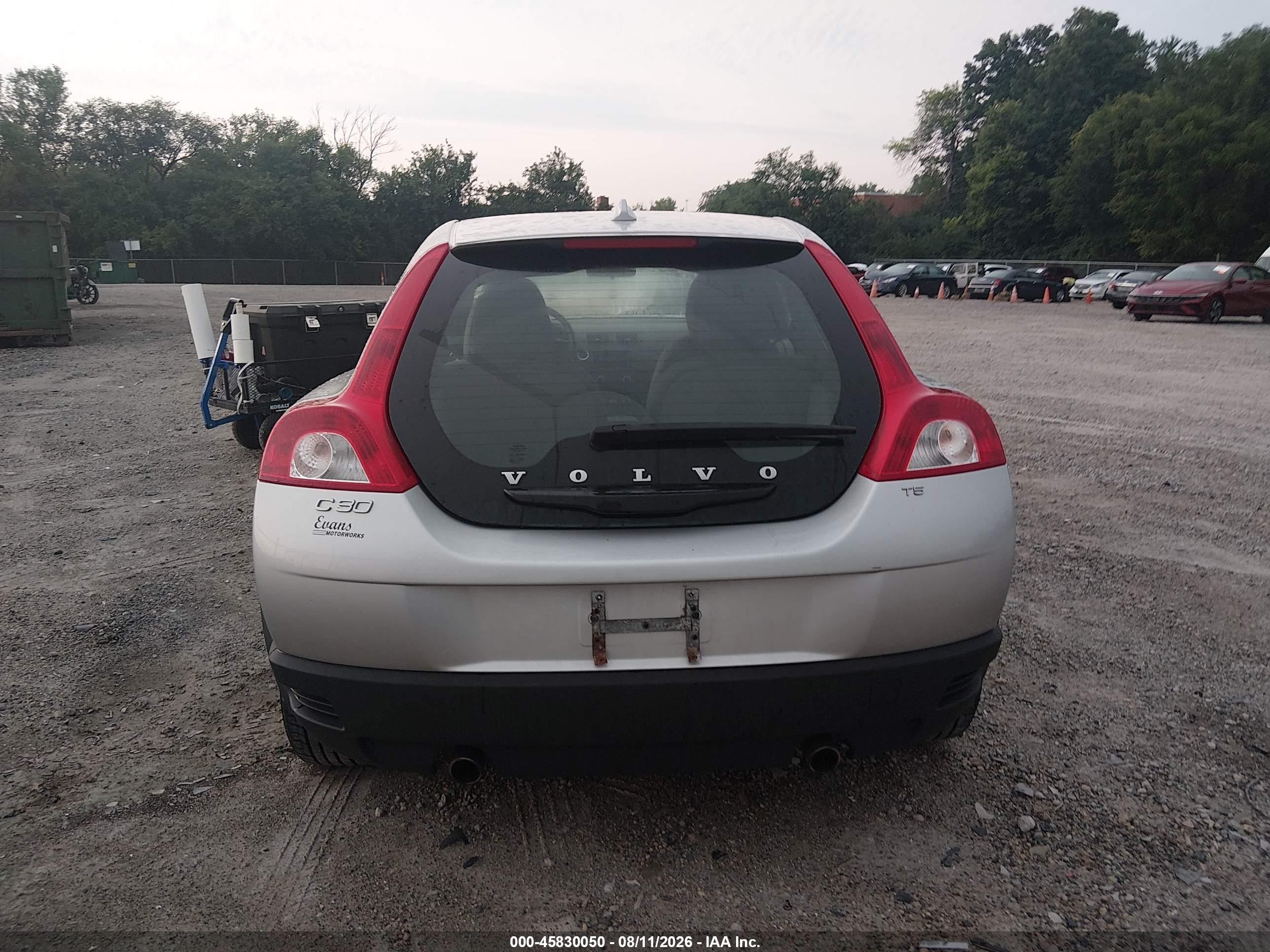 2009 Volvo C30 Серебряный vin: YV1MK672692150454