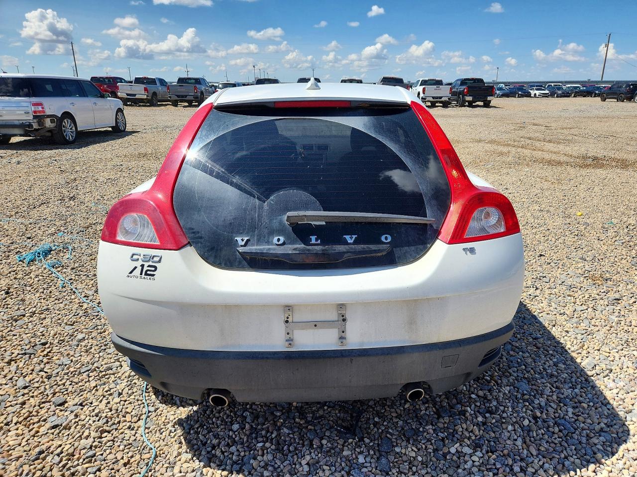 2009 Volvo C30 T5 White vin: YV1MK672792144789