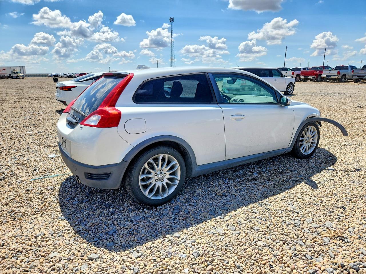 2009 Volvo C30 T5 White vin: YV1MK672792144789