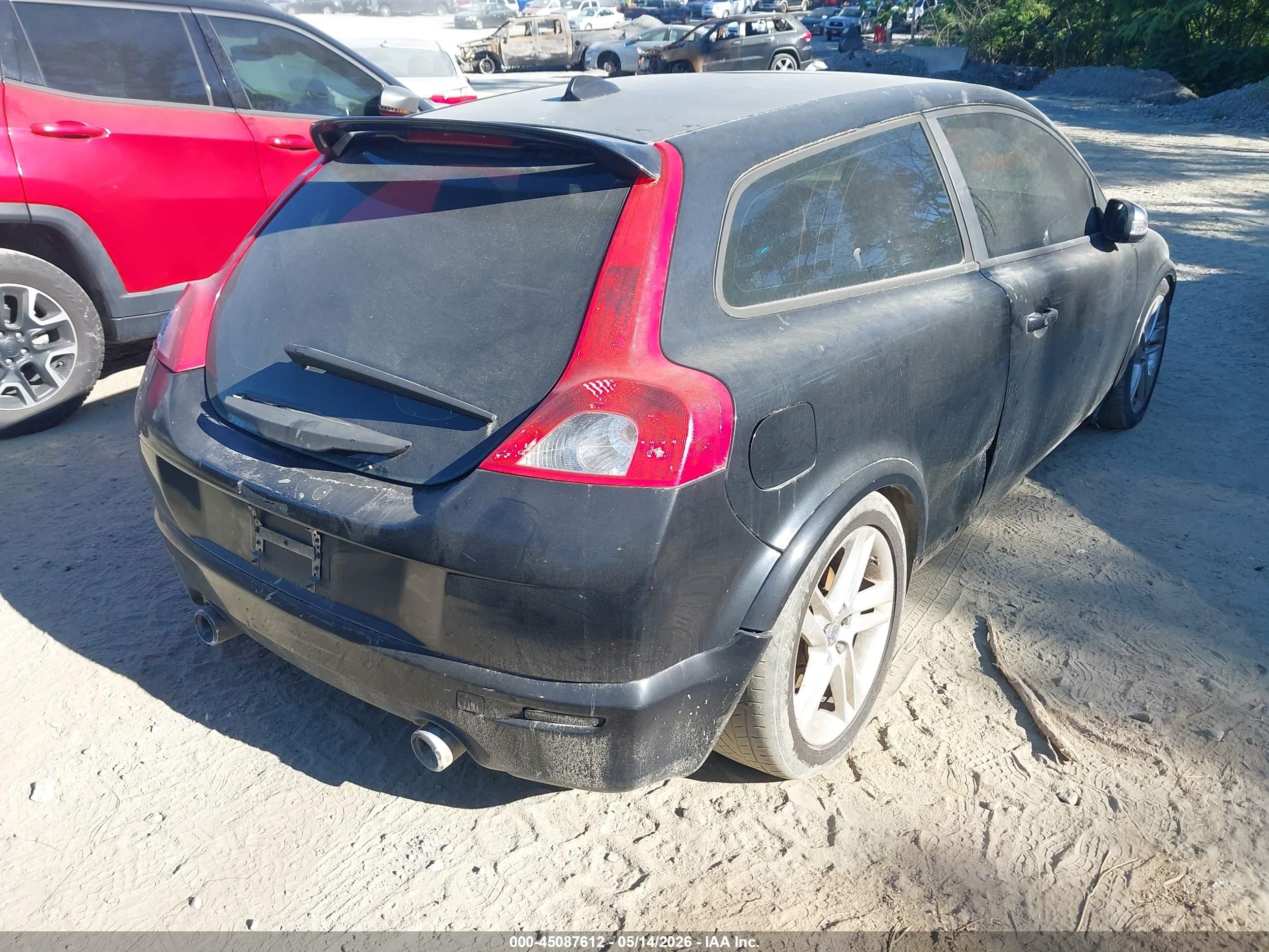 2009 Volvo C30 T5/t5 R-design Black vin: YV1MK672892149712