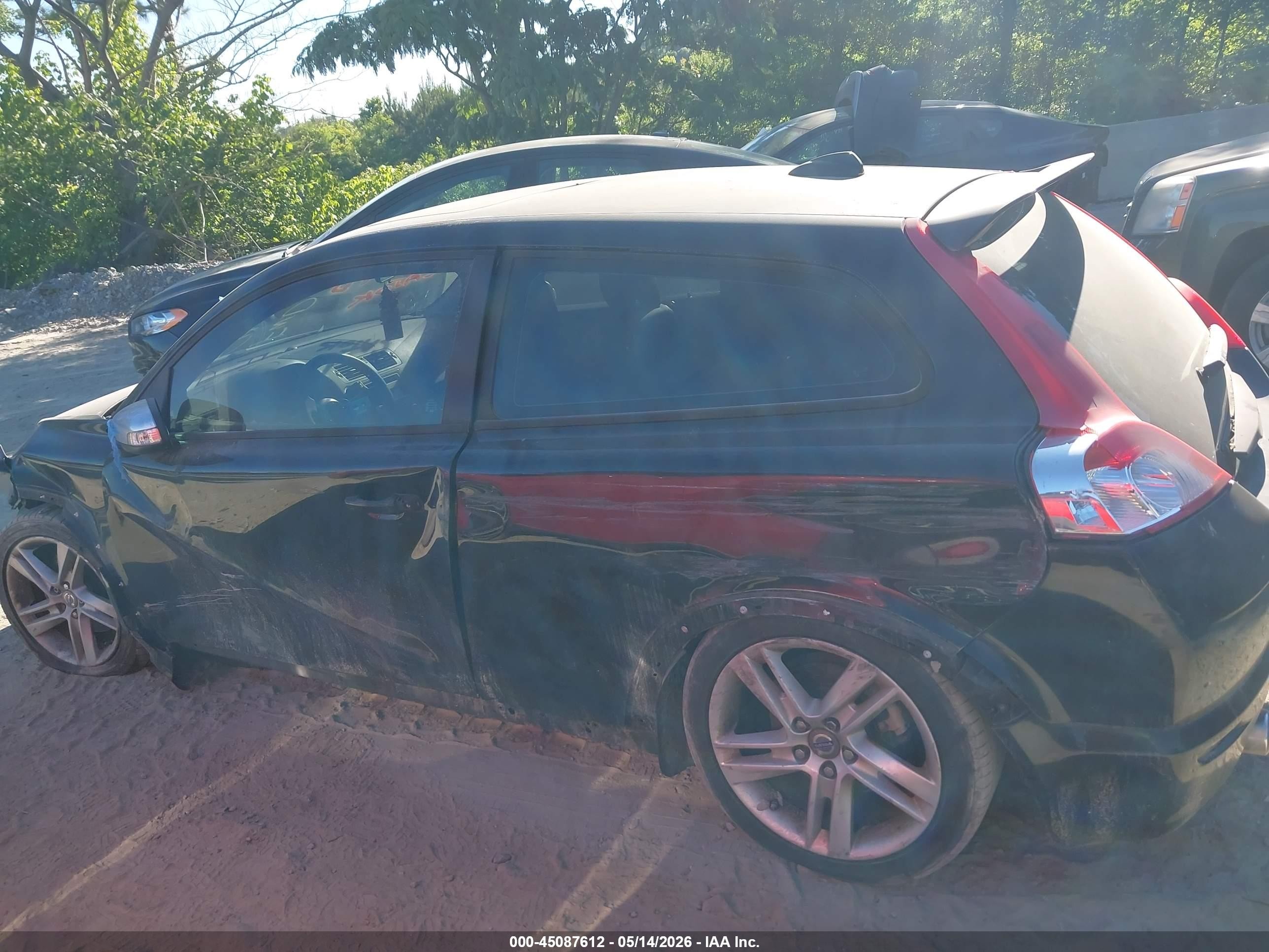 2009 Volvo C30 T5/t5 R-design Black vin: YV1MK672892149712
