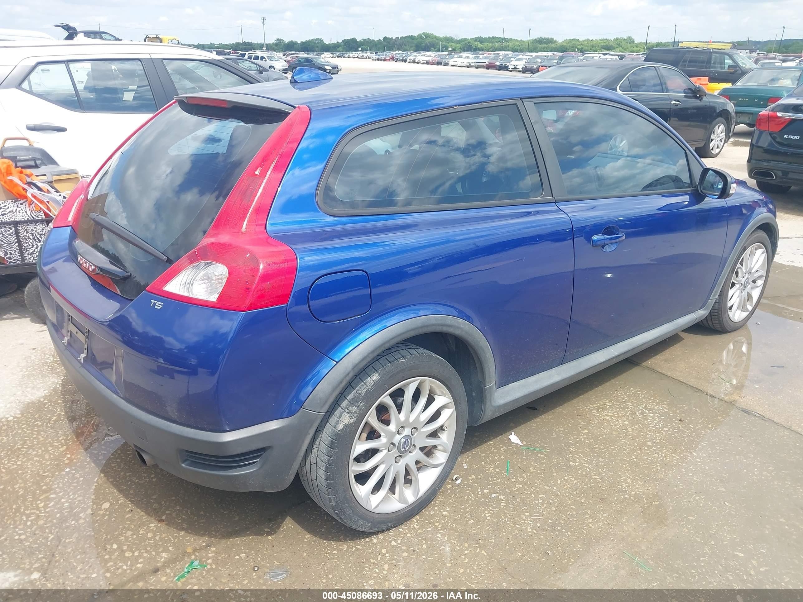 2008 Volvo C30 T5 R-design/t5 Version 1.0/t5 Version 2.0 Blue vin: YV1MK672982067678