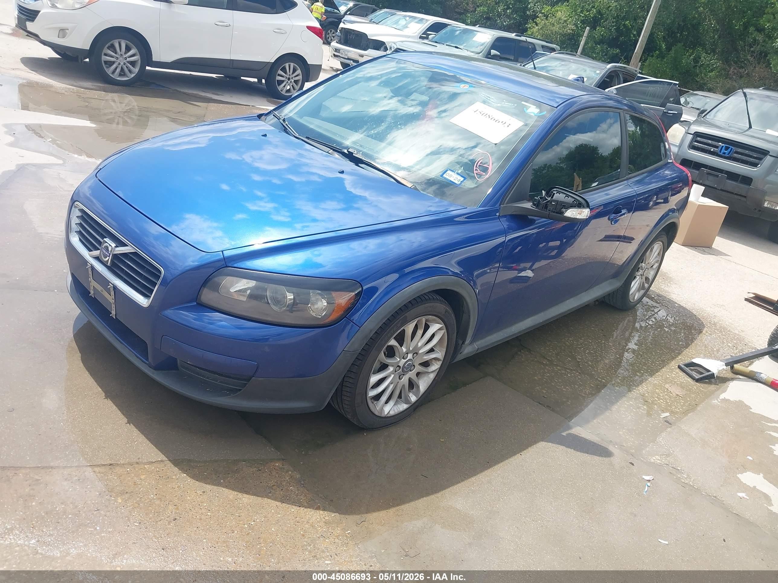 2008 Volvo C30 T5 R-design/t5 Version 1.0/t5 Version 2.0 Blue vin: YV1MK672982067678