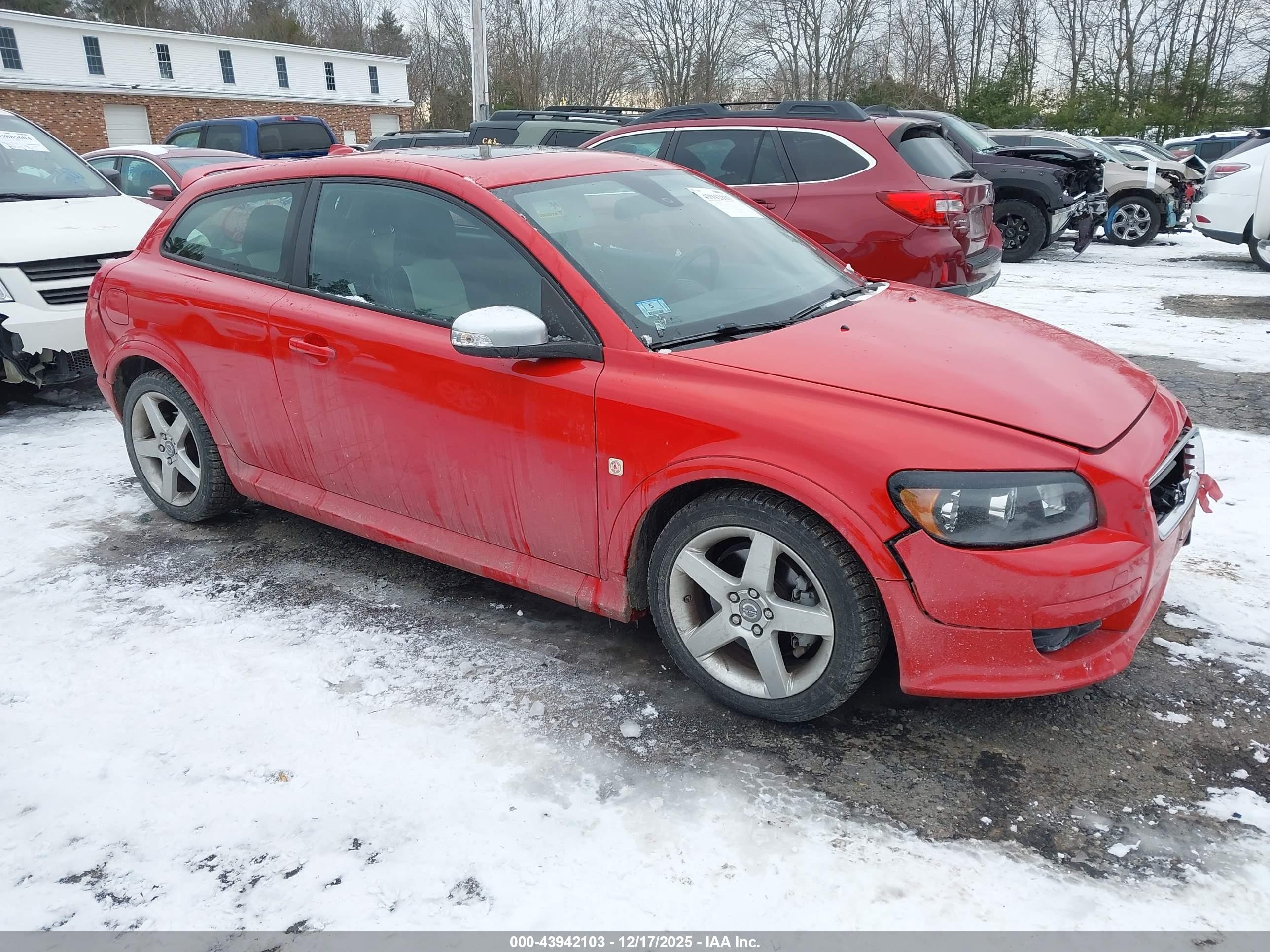 2008 Volvo C30 T5 R-design/t5 Version 1.0/t5 Version 2.0 Red vin: YV1MK672982069351