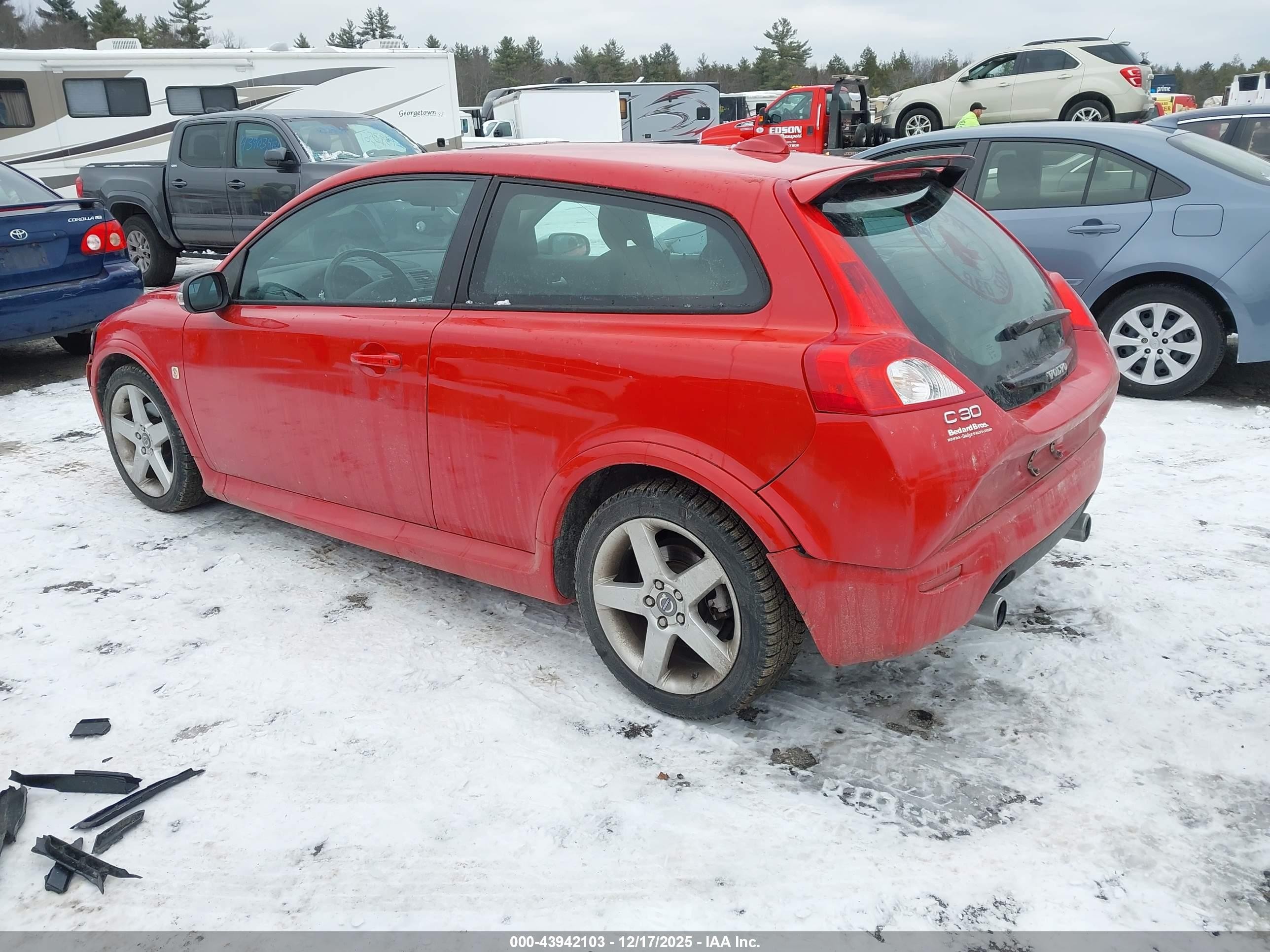 2008 Volvo C30 T5 R-design/t5 Version 1.0/t5 Version 2.0 Red vin: YV1MK672982069351