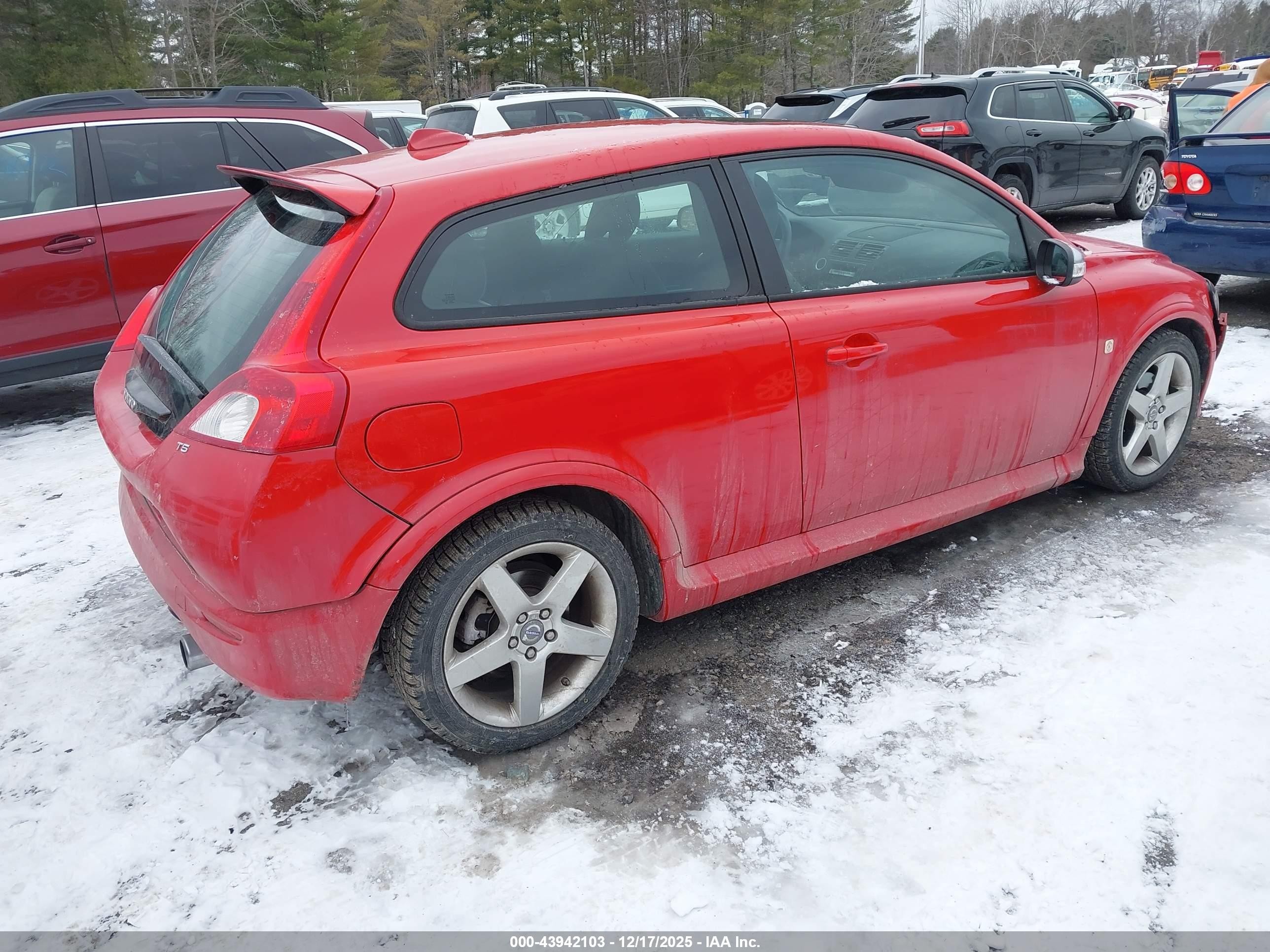 2008 Volvo C30 T5 R-design/t5 Version 1.0/t5 Version 2.0 Red vin: YV1MK672982069351