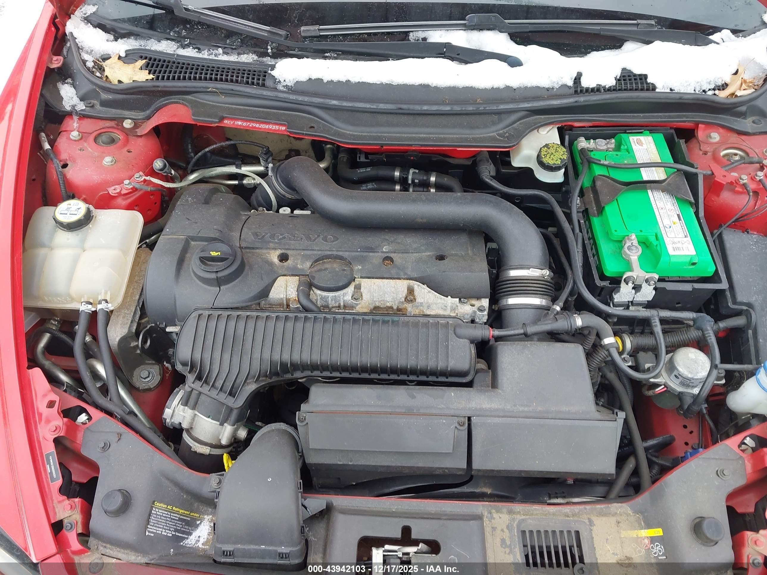2008 Volvo C30 T5 R-design/t5 Version 1.0/t5 Version 2.0 Red vin: YV1MK672982069351