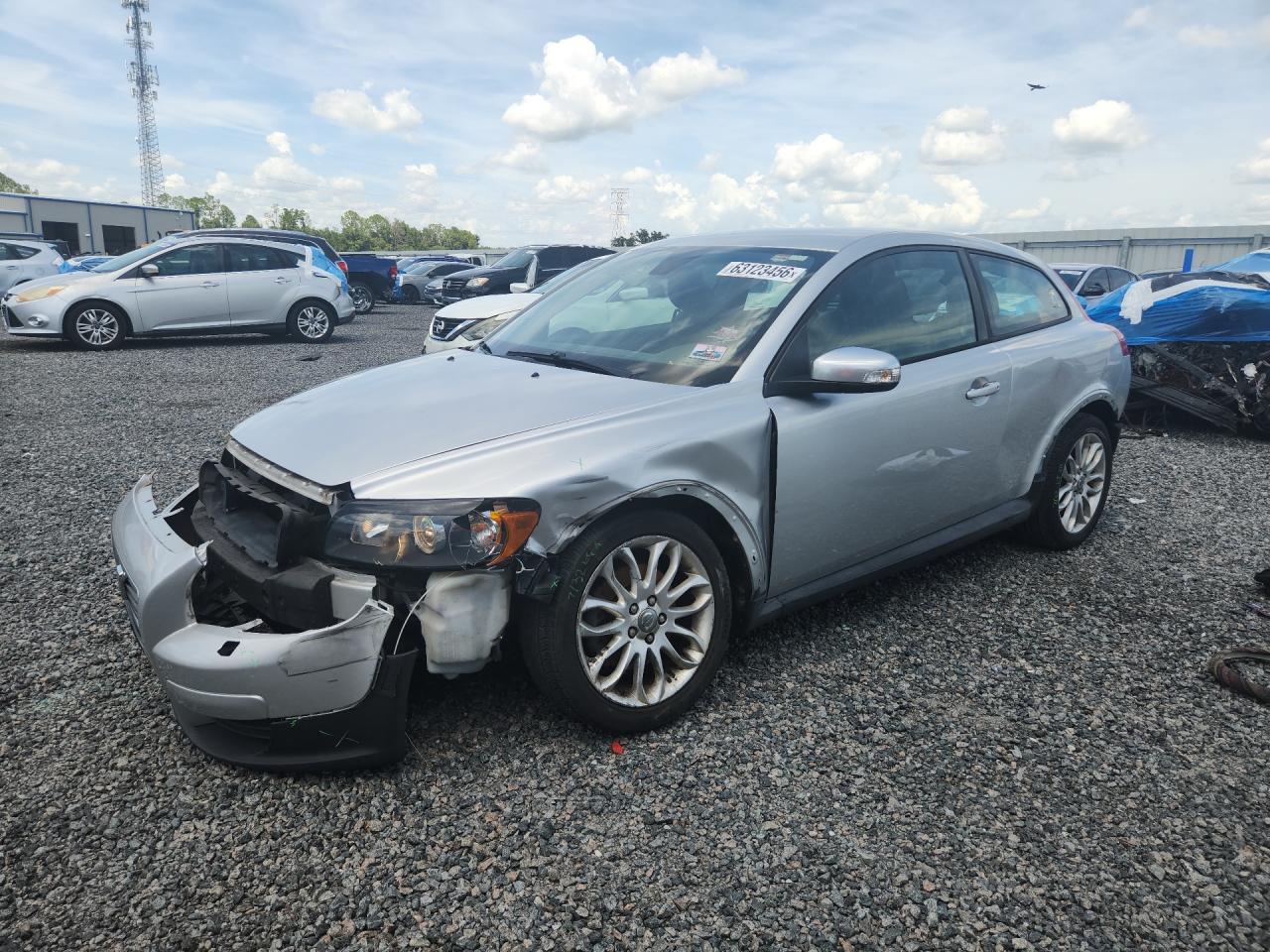 2008 Volvo C30 T5 Silver vin: YV1MK672982079877