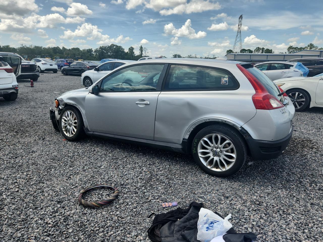 2008 Volvo C30 T5 Silver vin: YV1MK672982079877