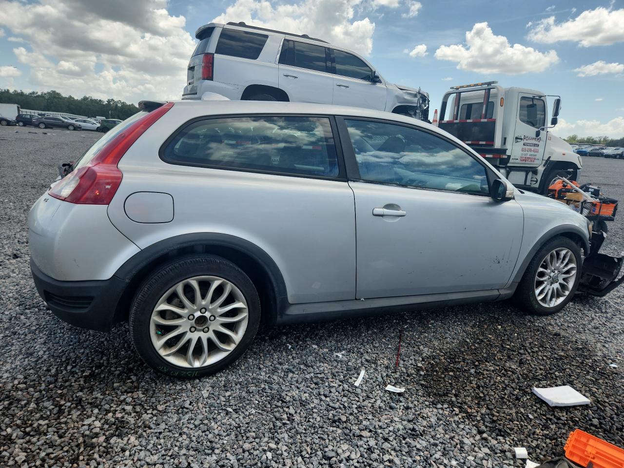 2008 Volvo C30 T5 Silver vin: YV1MK672982079877