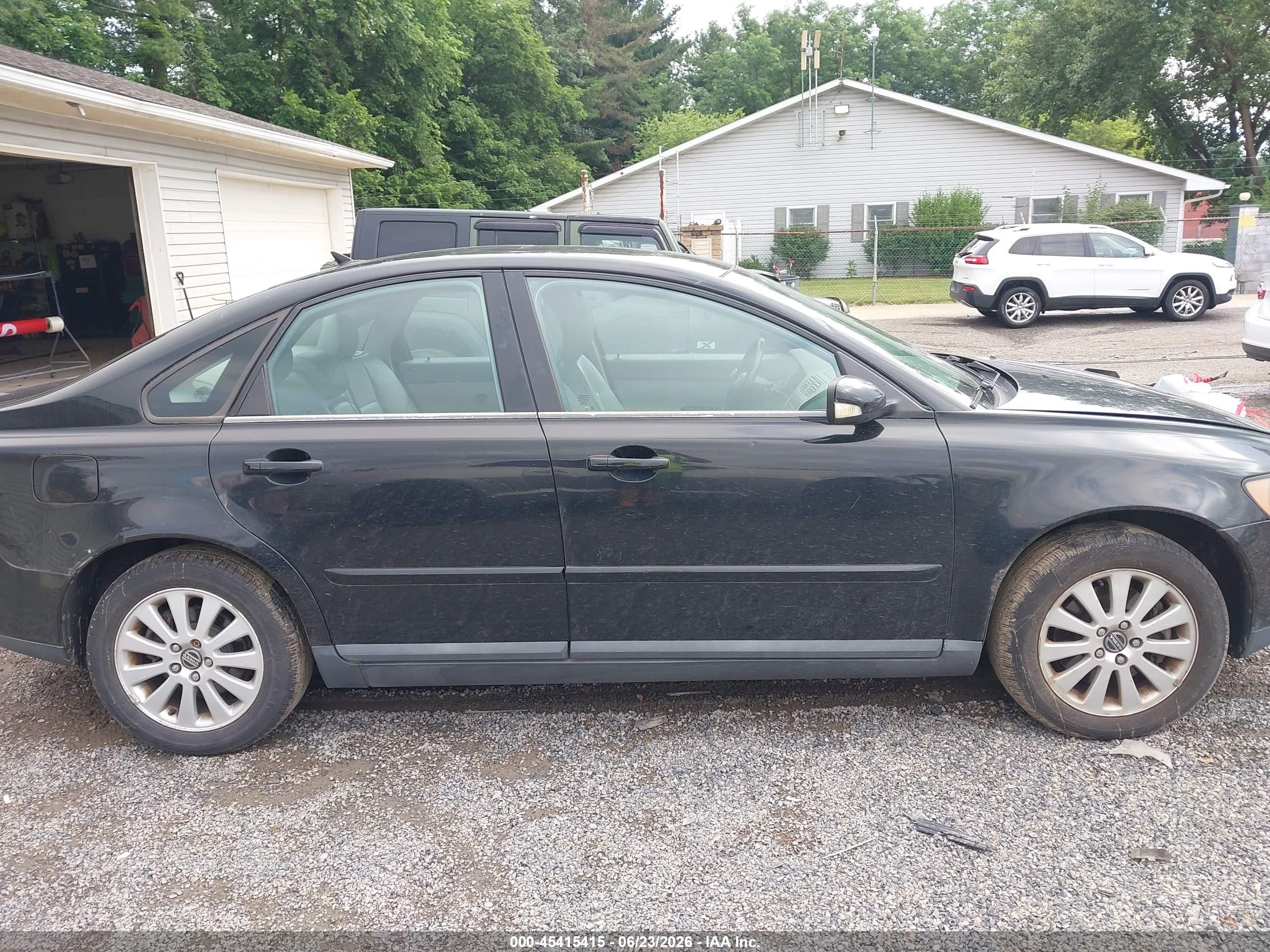 2005 Volvo S40 2.4i A/2.4i A Sr/2.4i M/2.4i M Sr Black vin: YV1MS382052077637