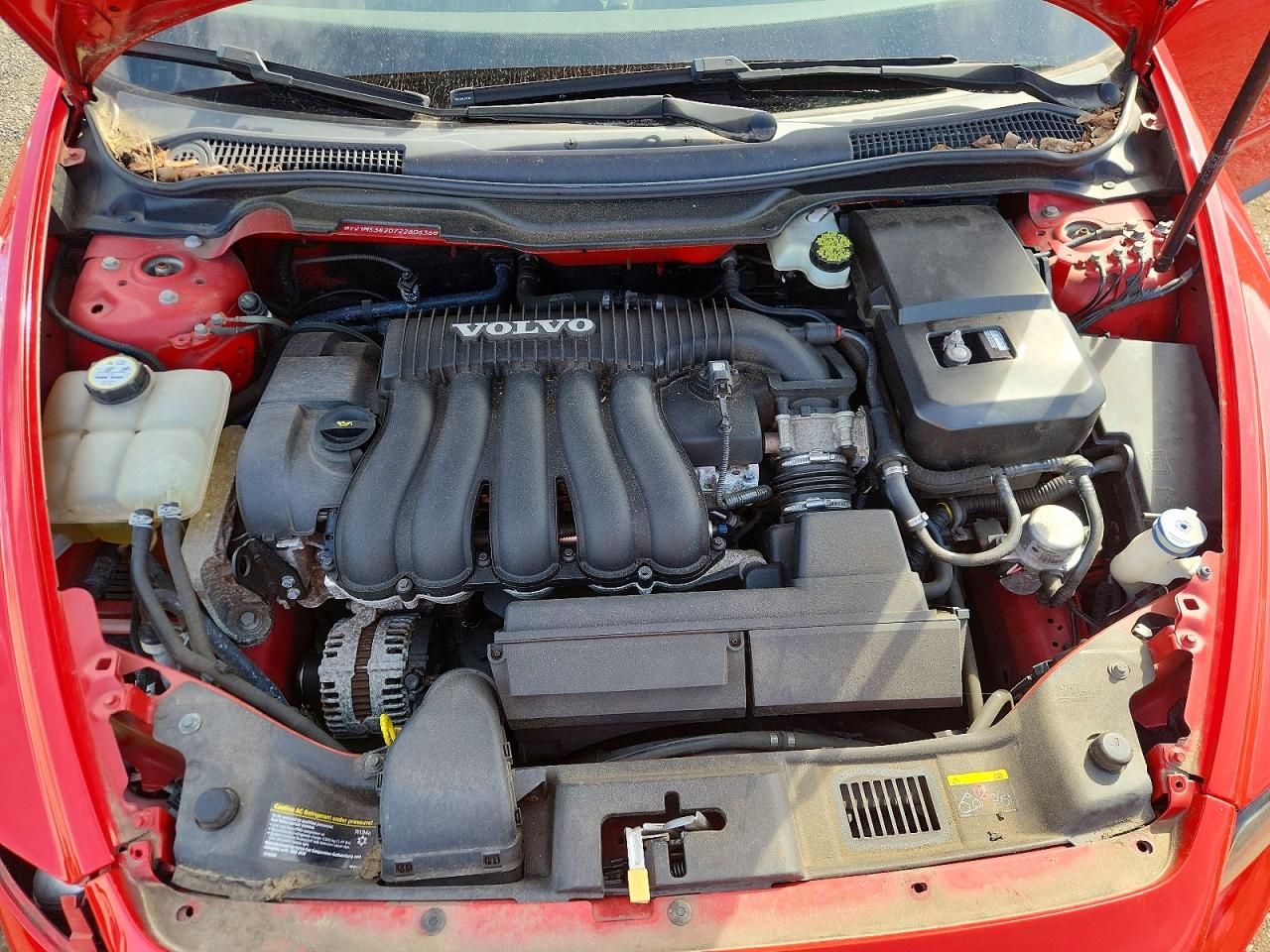 2007 Volvo S40 2.4i Red vin: YV1MS382072260636