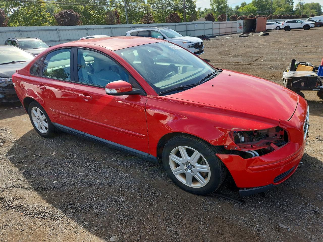 2007 Volvo S40 2.4i Red vin: YV1MS382072260636