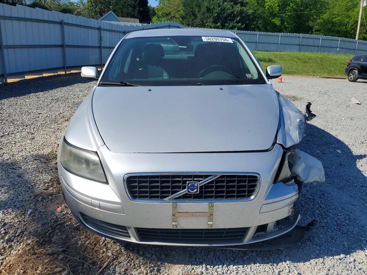 2006 Volvo S40 2.4i Silver vin: YV1MS382162210942