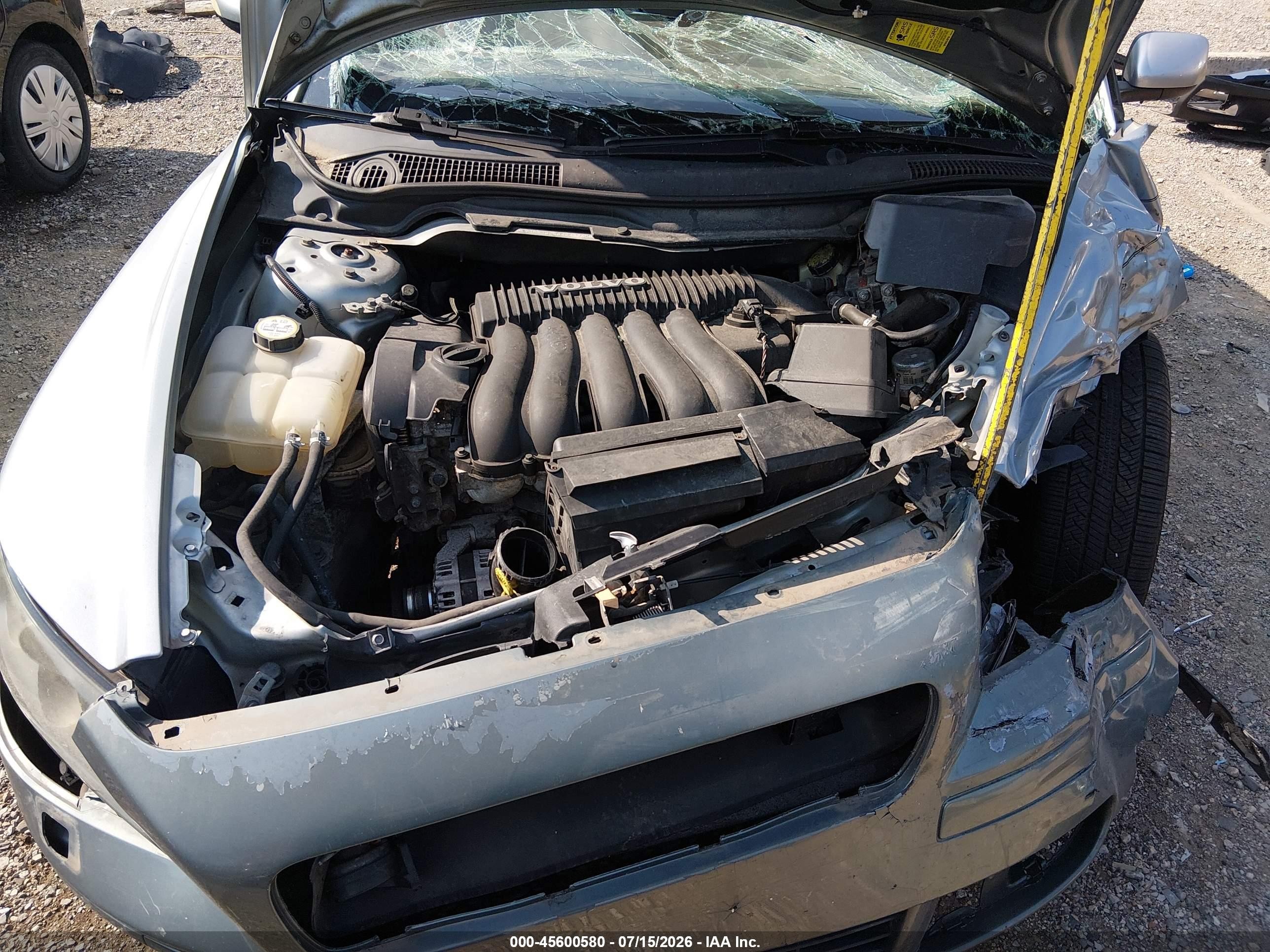 2006 Volvo S40 2.4i Silver vin: YV1MS382162213260