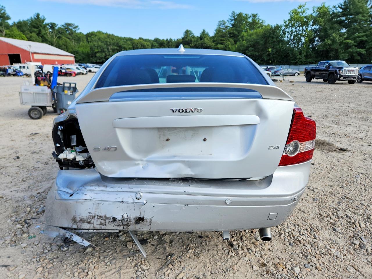 2007 Volvo S40 2.4i Silver vin: YV1MS382172302568