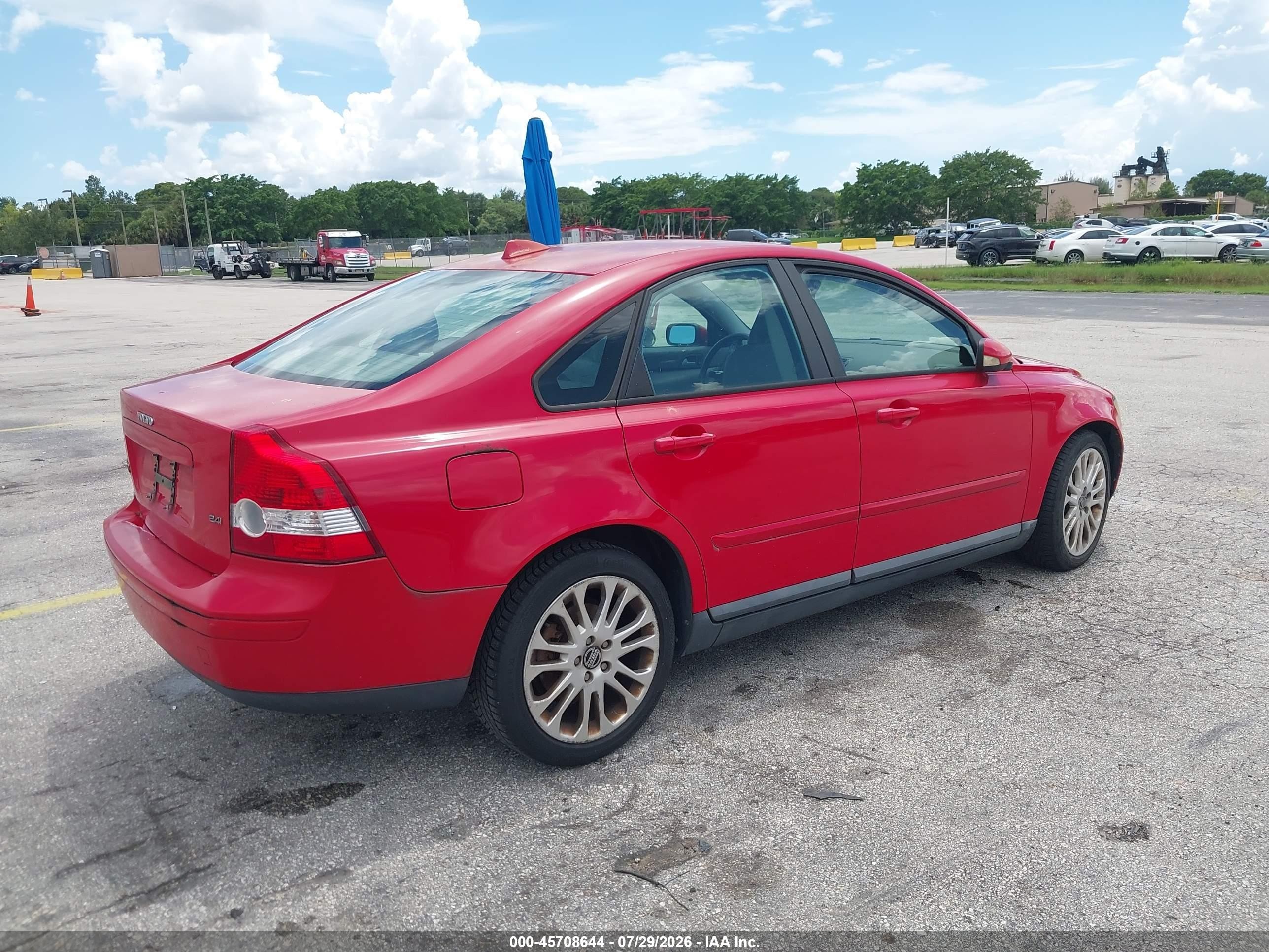 2006 Volvo S40 2.4i Red vin: YV1MS382262187249