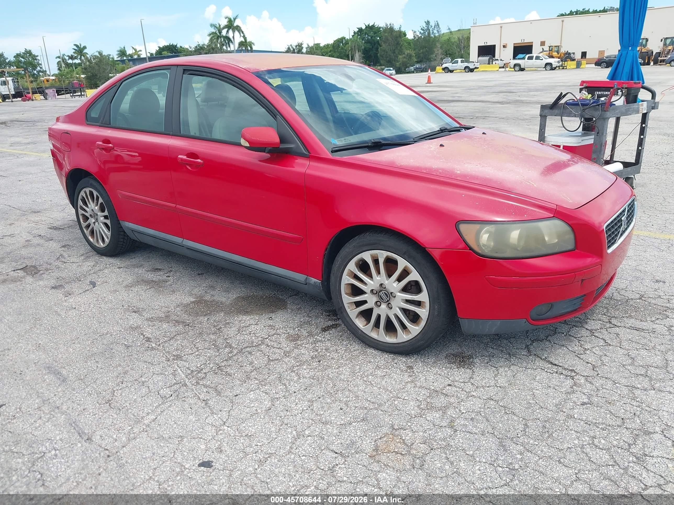 2006 Volvo S40 2.4i Red vin: YV1MS382262187249