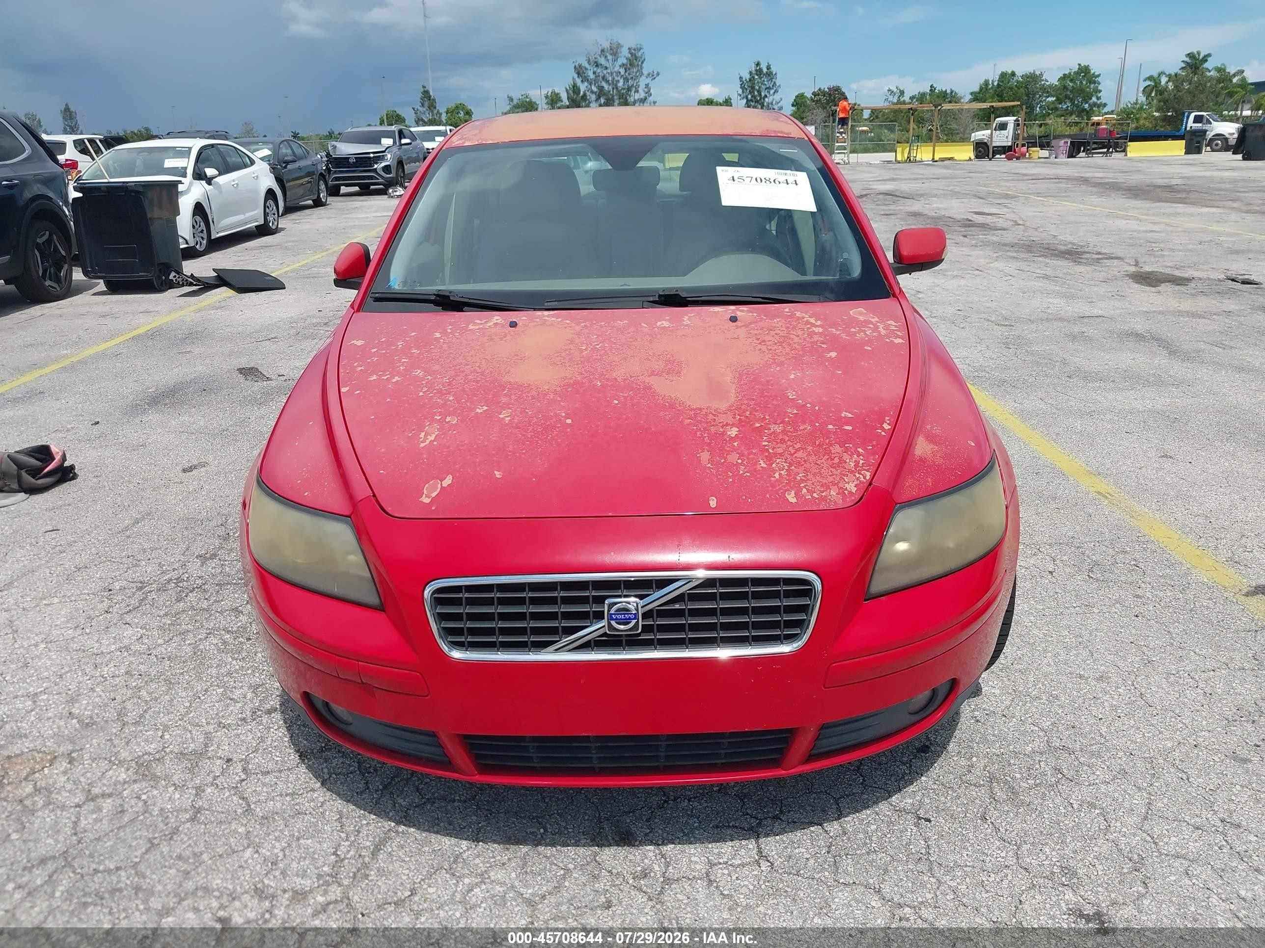2006 Volvo S40 2.4i Red vin: YV1MS382262187249
