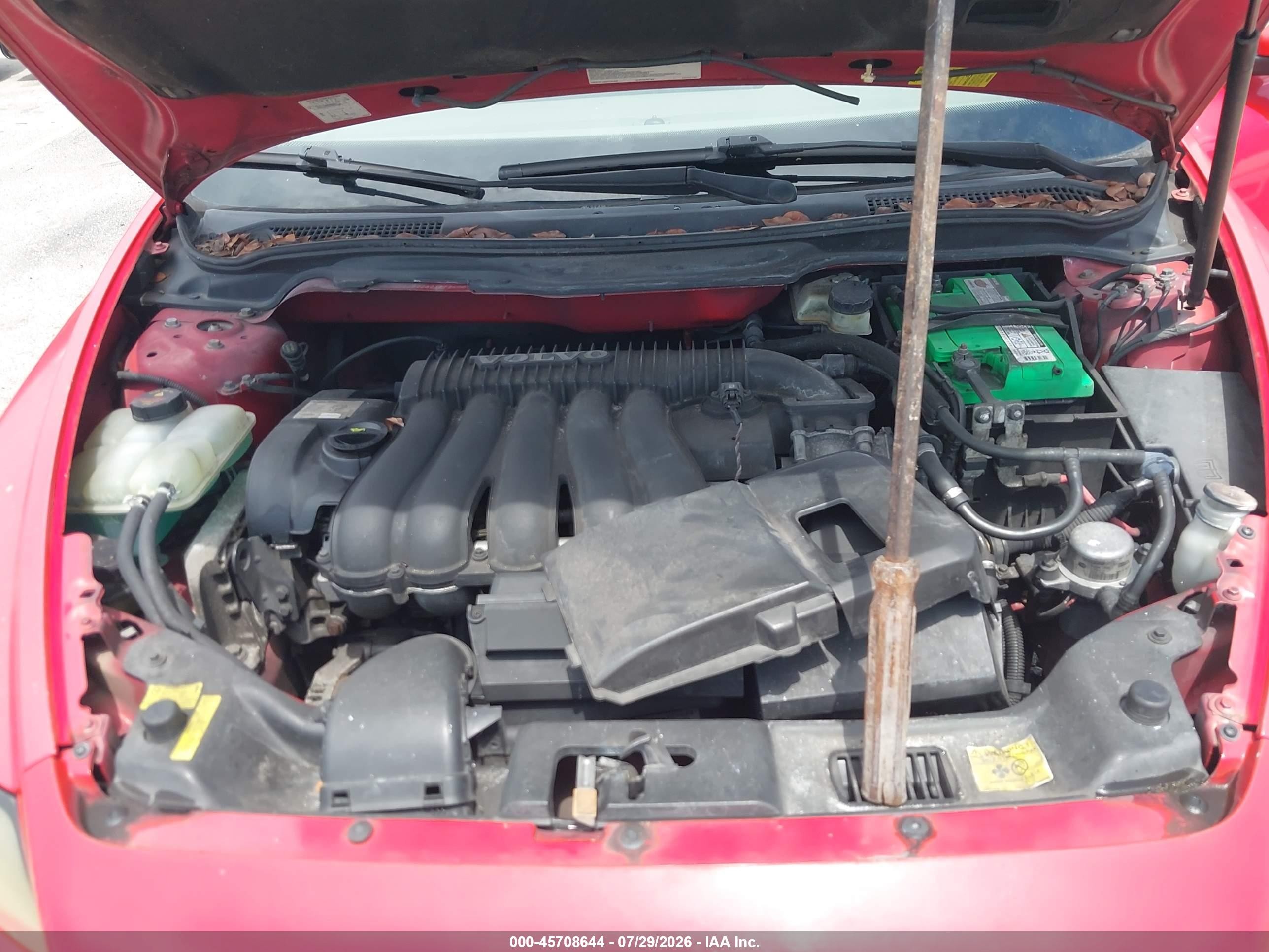 2006 Volvo S40 2.4i Red vin: YV1MS382262187249