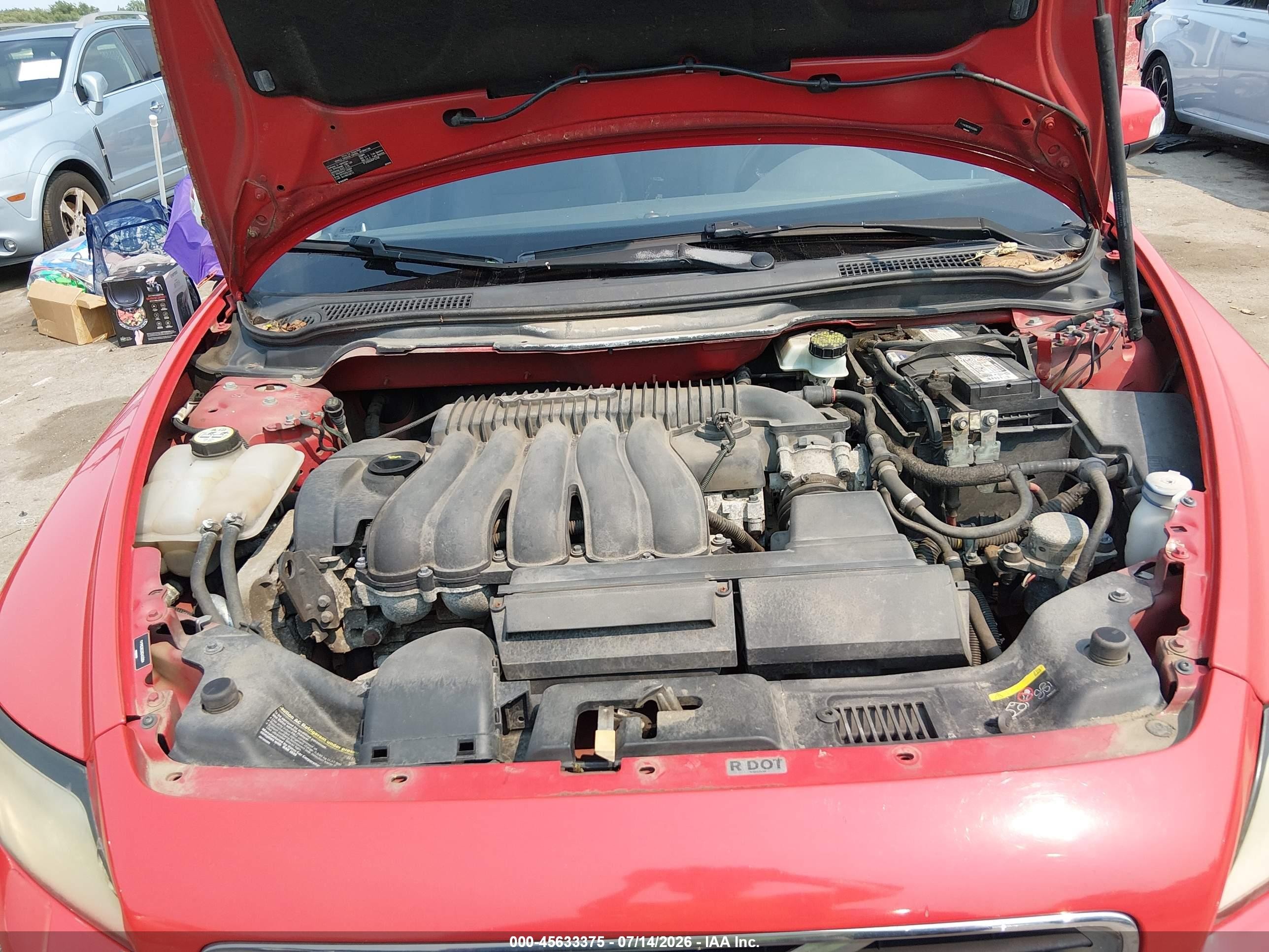 2008 Volvo S40 2.4l/2.4l W/snrf Red vin: YV1MS382282400994