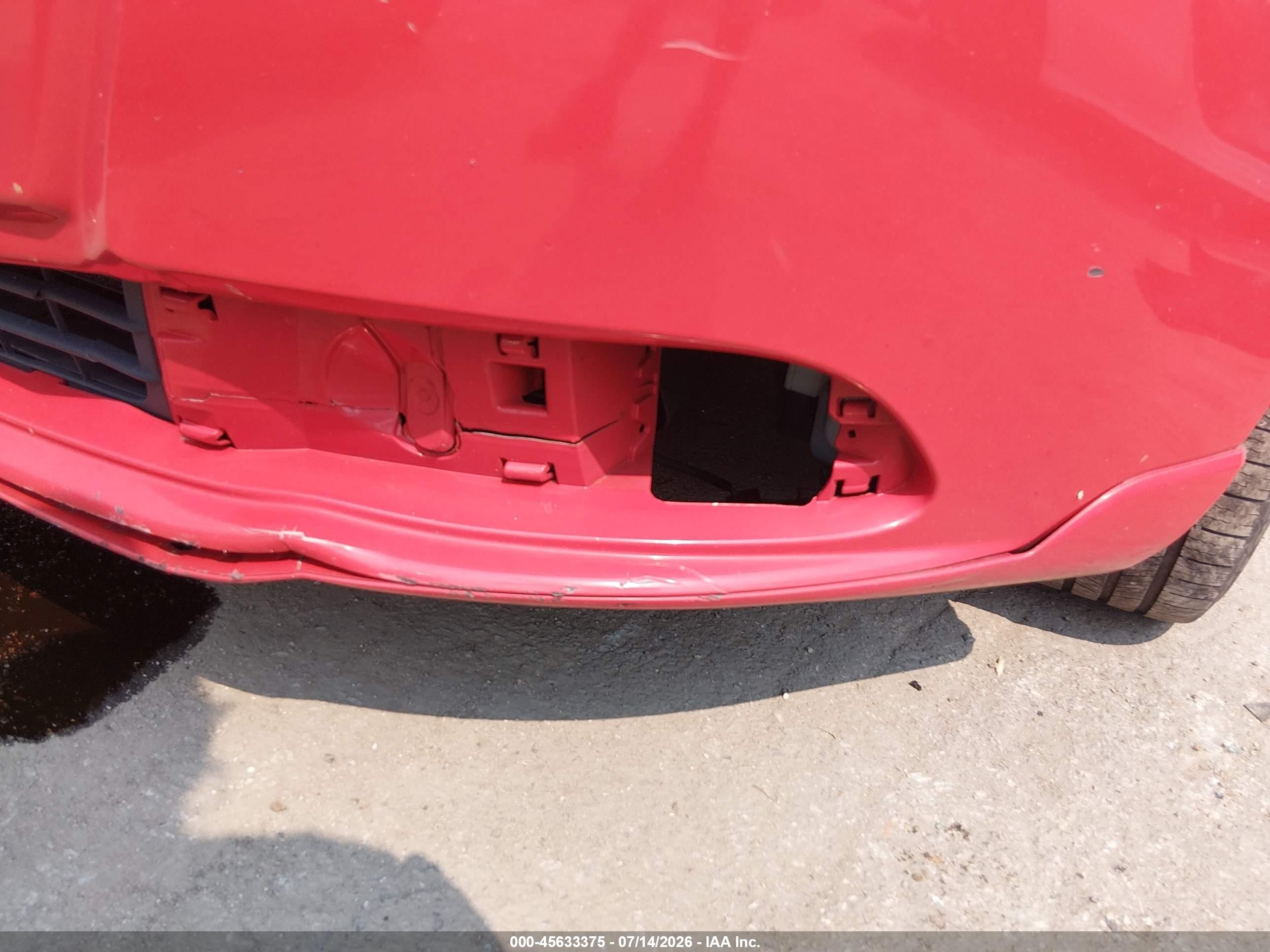 2008 Volvo S40 2.4l/2.4l W/snrf Red vin: YV1MS382282400994