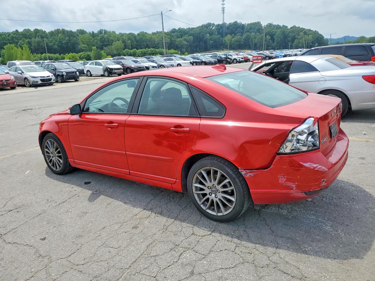 2009 Volvo S40 2.4i Красный vin: YV1MS382292461022