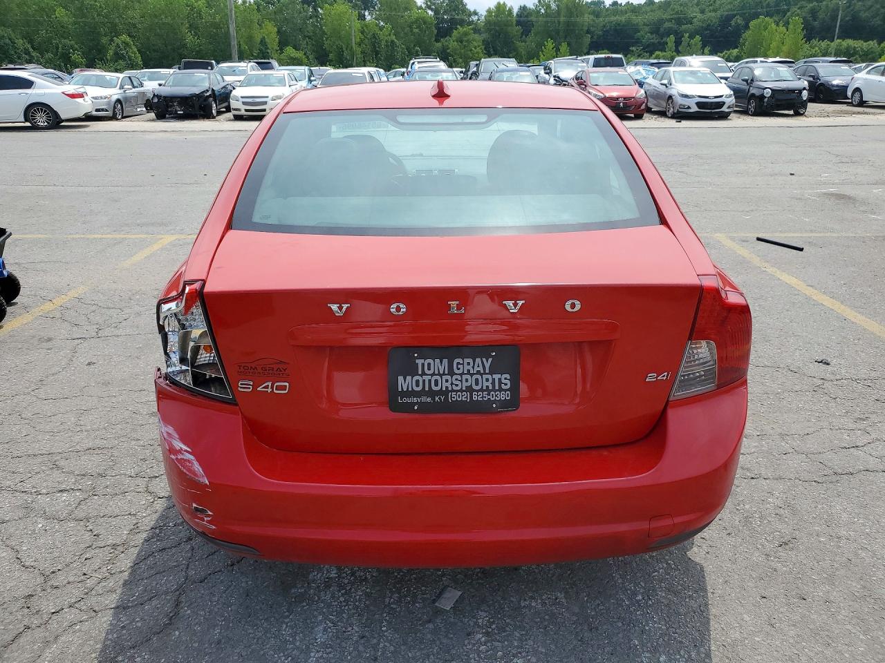 2009 Volvo S40 2.4i Красный vin: YV1MS382292461022