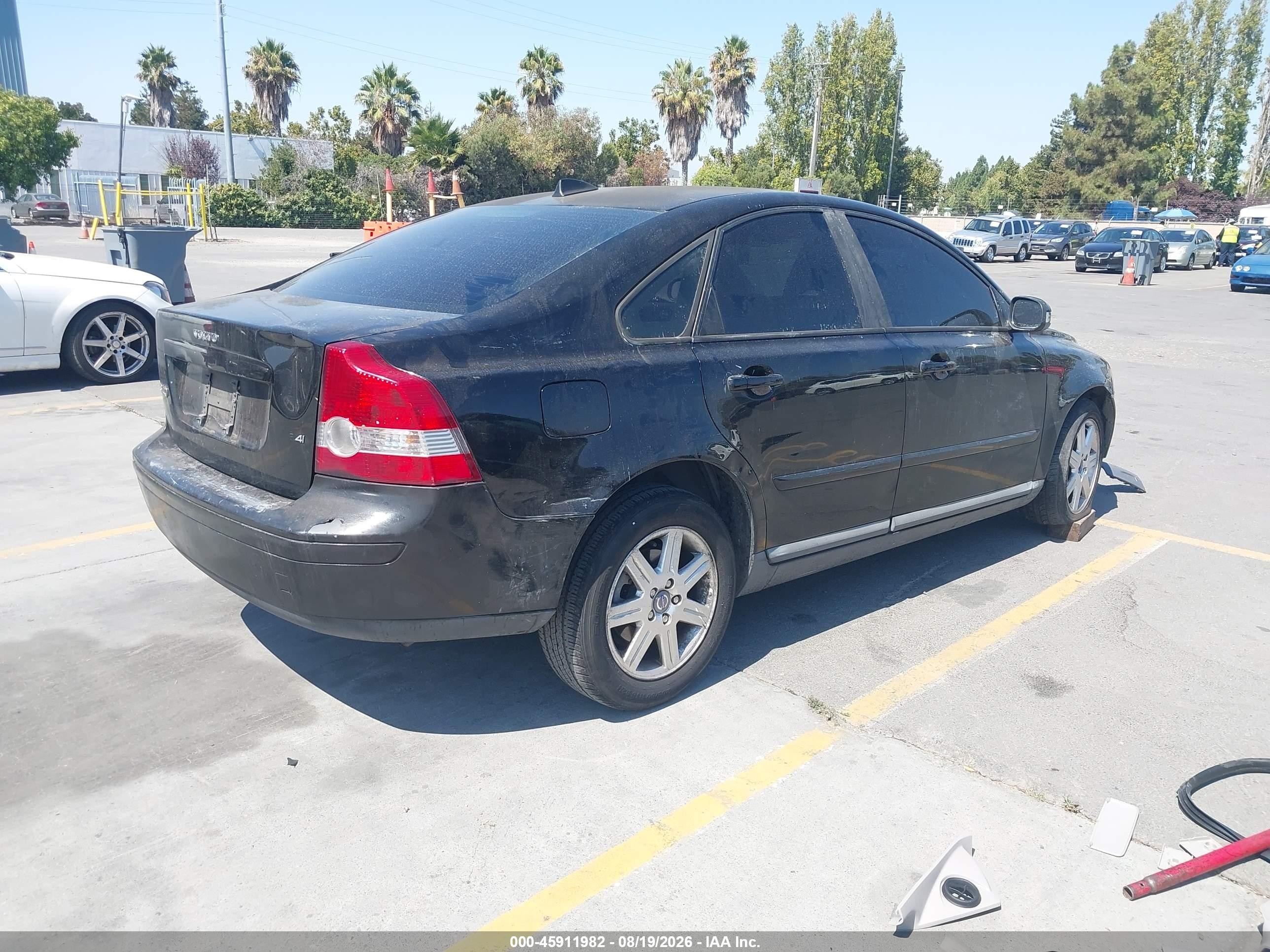 2007 Volvo S40 2.4i Black vin: YV1MS382372283442
