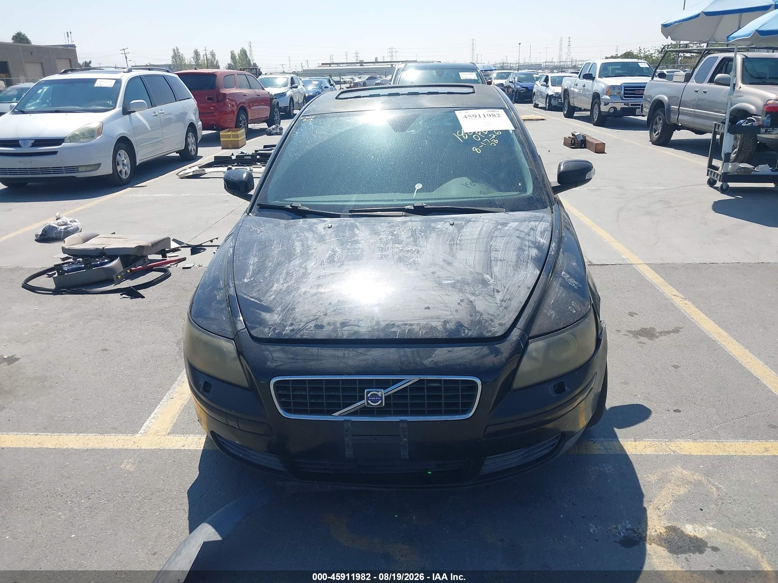 2007 Volvo S40 2.4i Black vin: YV1MS382372283442