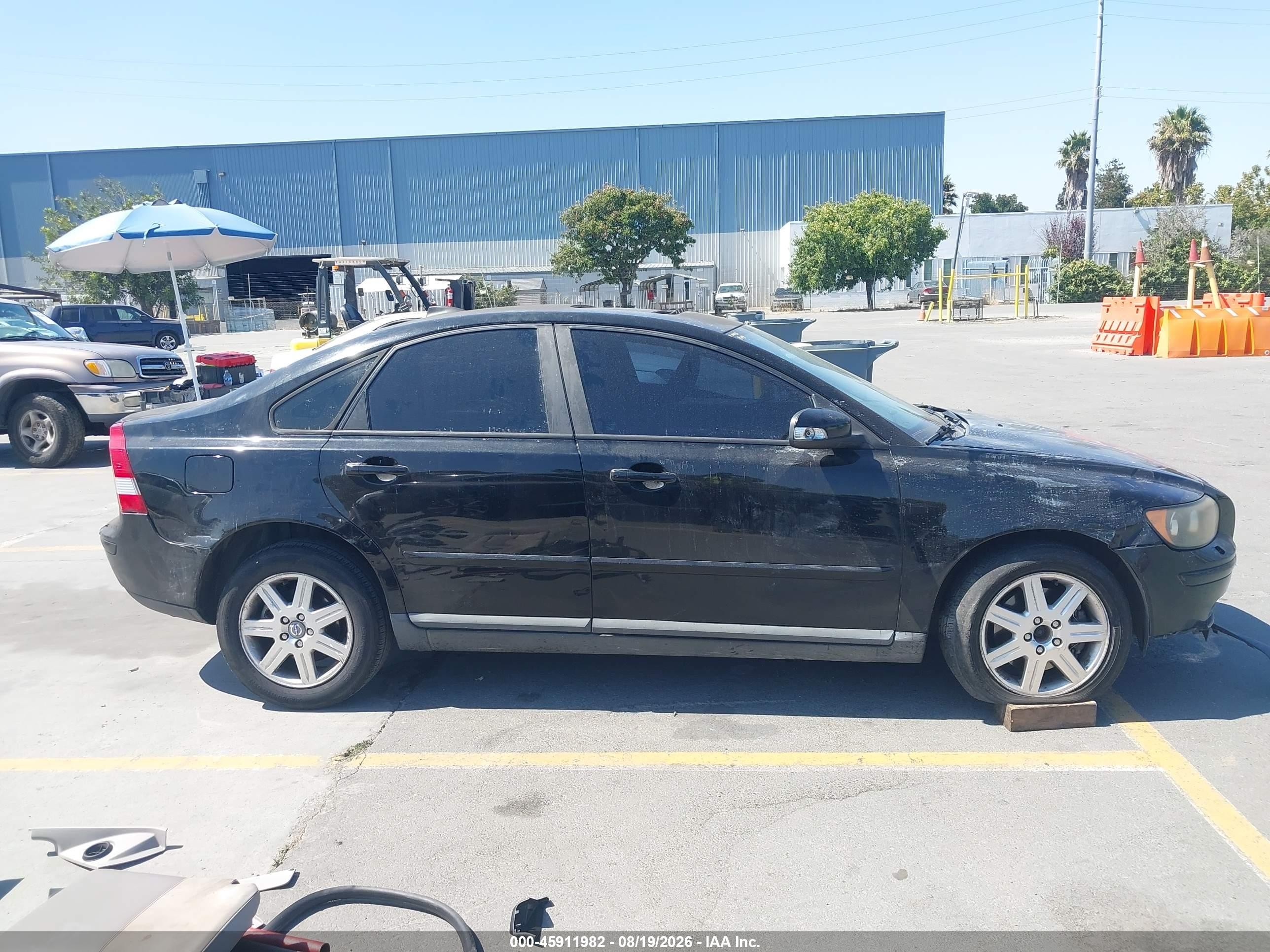 2007 Volvo S40 2.4i Black vin: YV1MS382372283442
