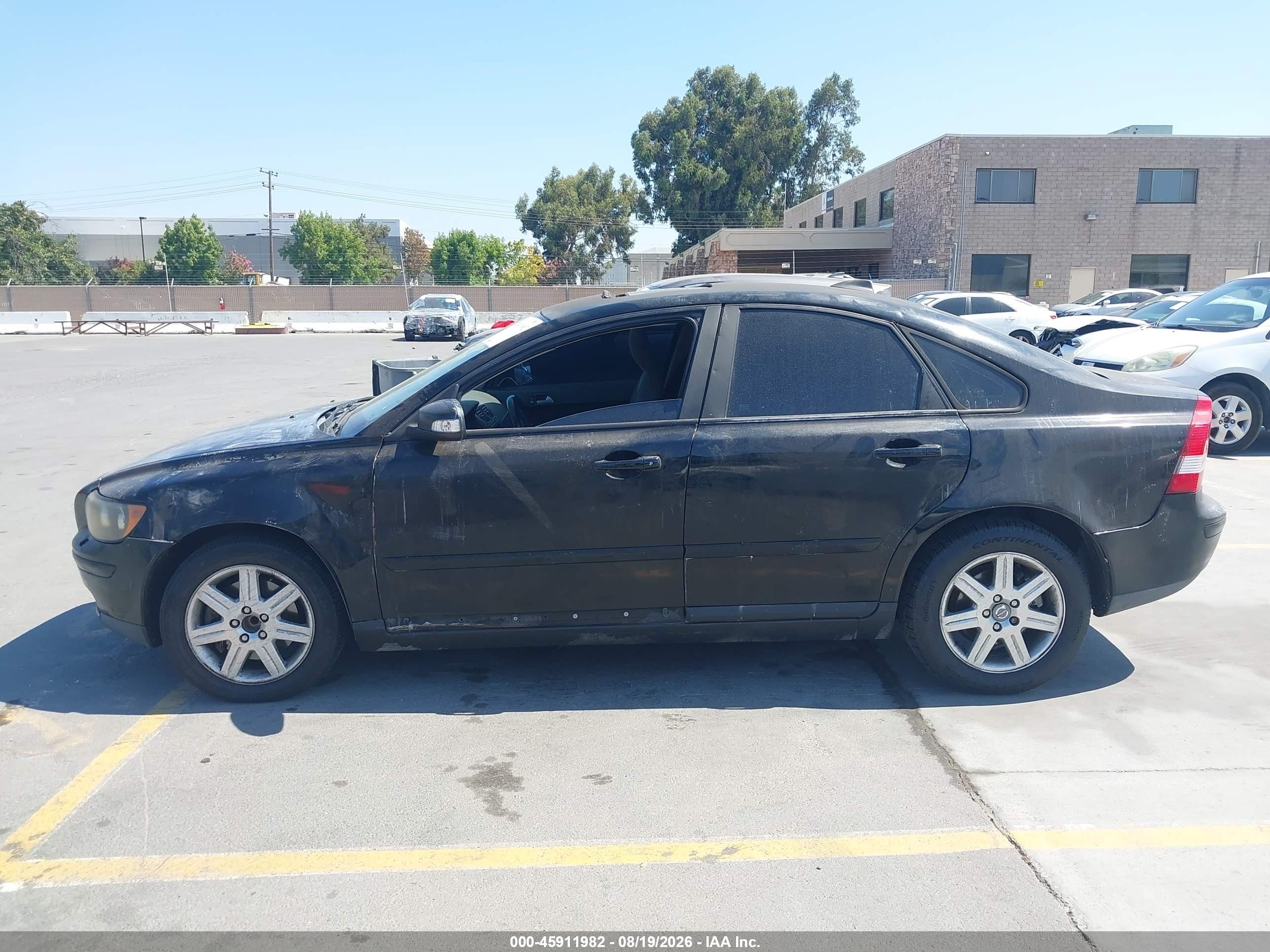 2007 Volvo S40 2.4i Black vin: YV1MS382372283442