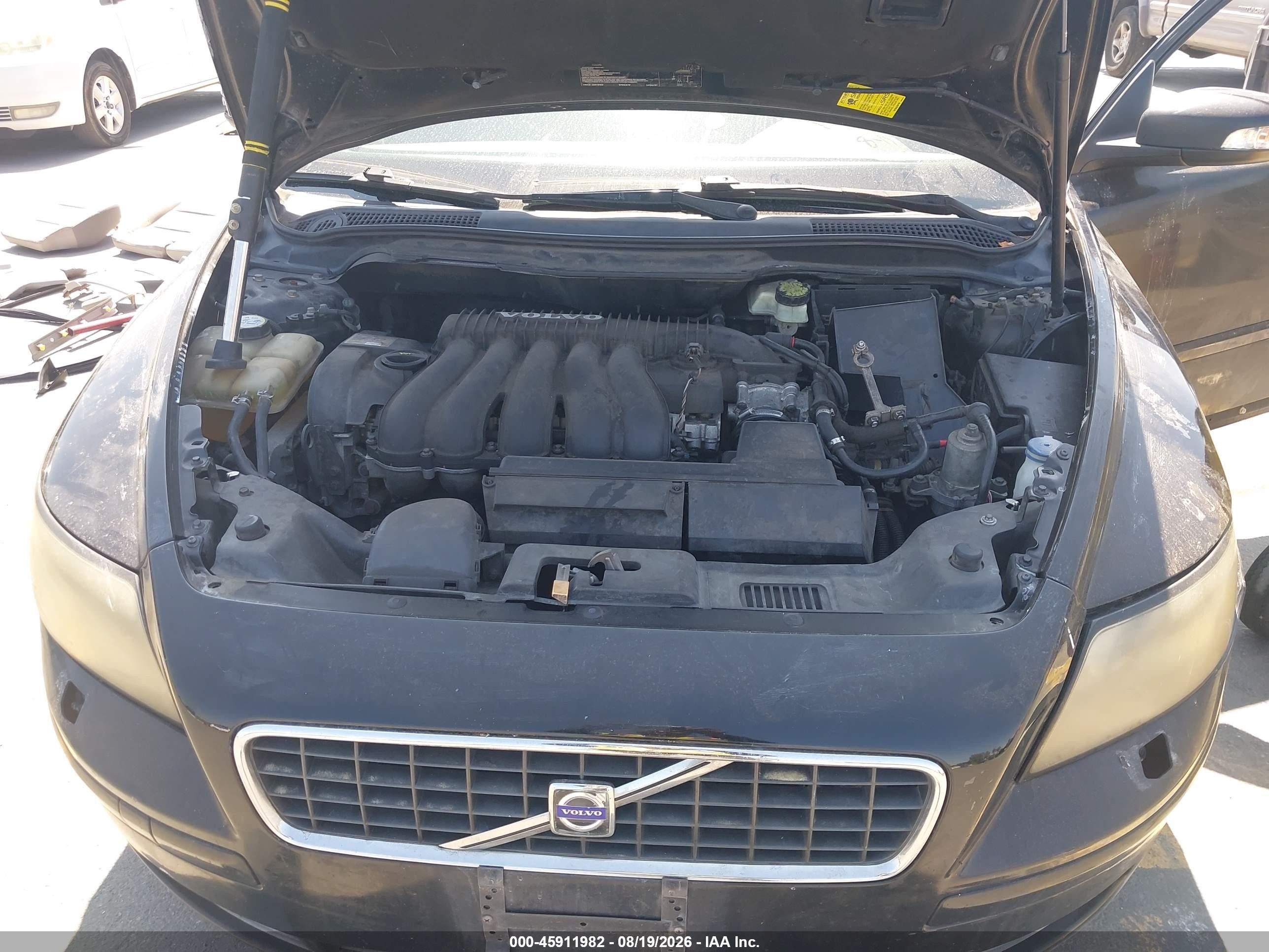 2007 Volvo S40 2.4i Black vin: YV1MS382372283442