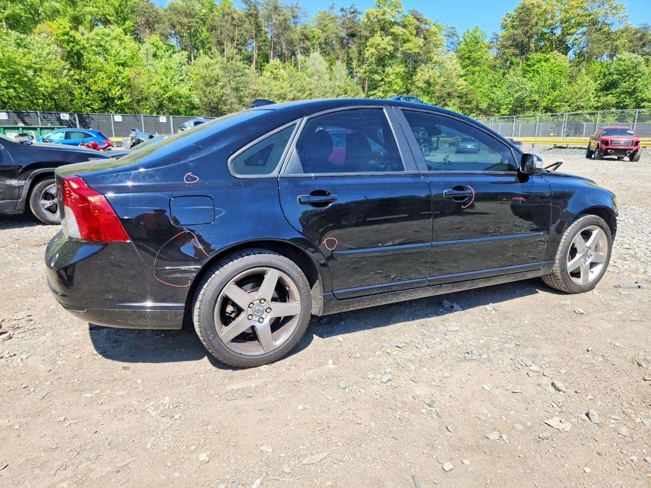 2008 Volvo S40 2.4i Black vin: YV1MS382382365009