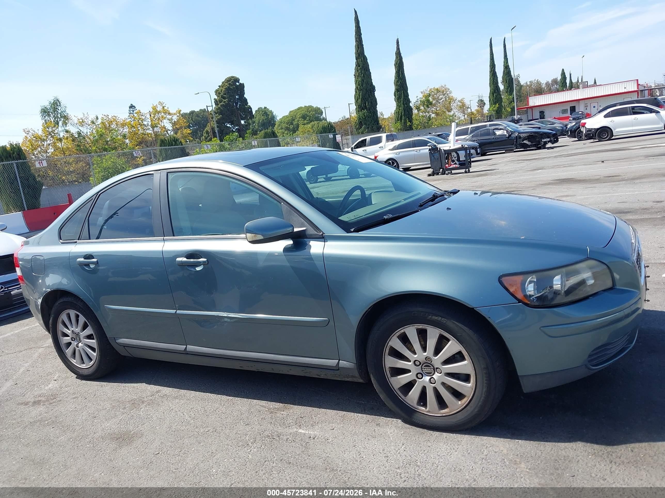 2005 Volvo S40 2.4i A/2.4i A Sr/2.4i M/2.4i M Sr Light Blue vin: YV1MS382452046407