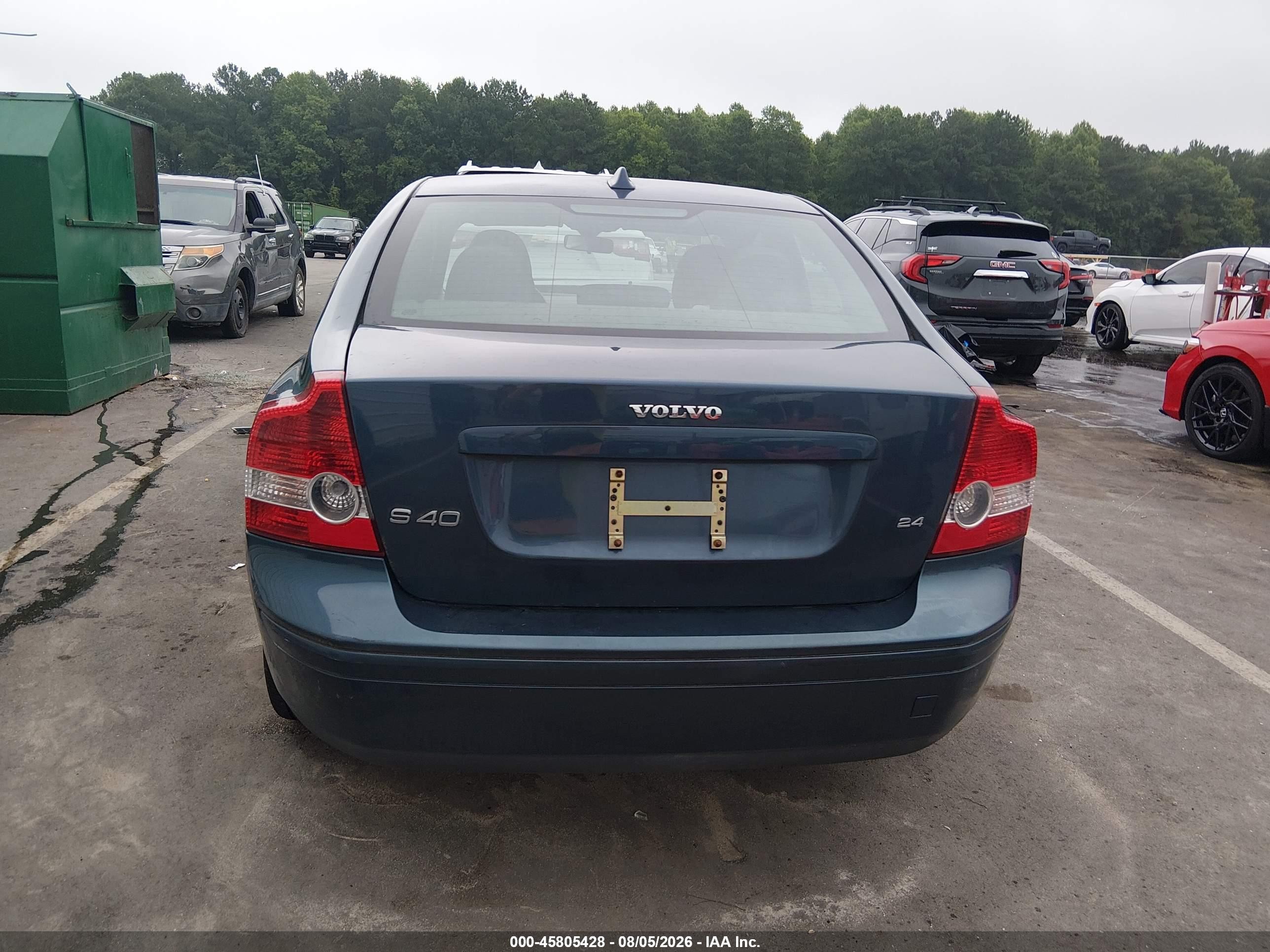 2006 Volvo S40 2.4i Green vin: YV1MS382462207565