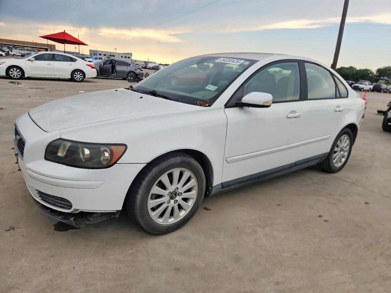 2005 Volvo S40 2.4i White vin: YV1MS382552081151