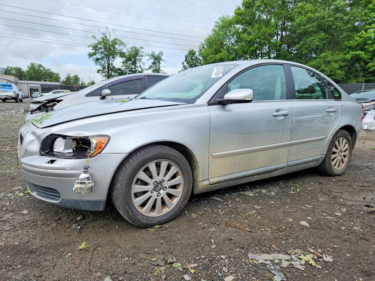 2005 Volvo S40 2.4i Silver vin: YV1MS382552108171