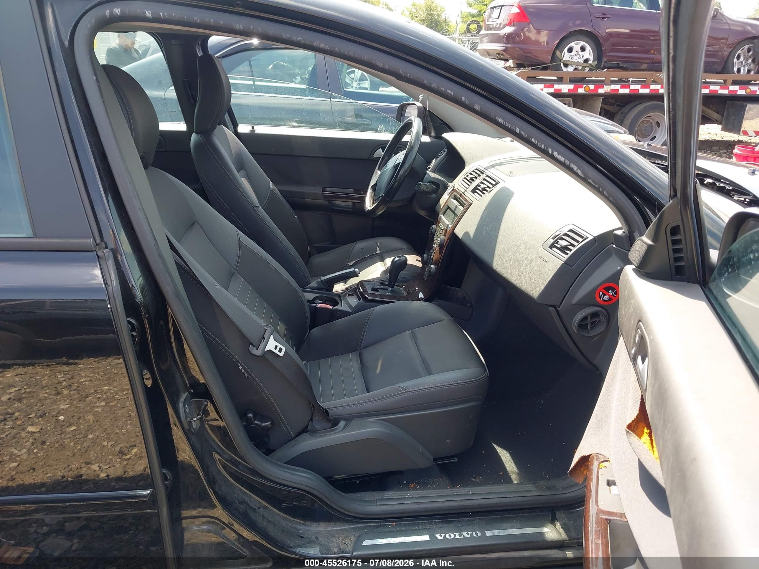 2007 Volvo S40 2.4i Black vin: YV1MS382572264410