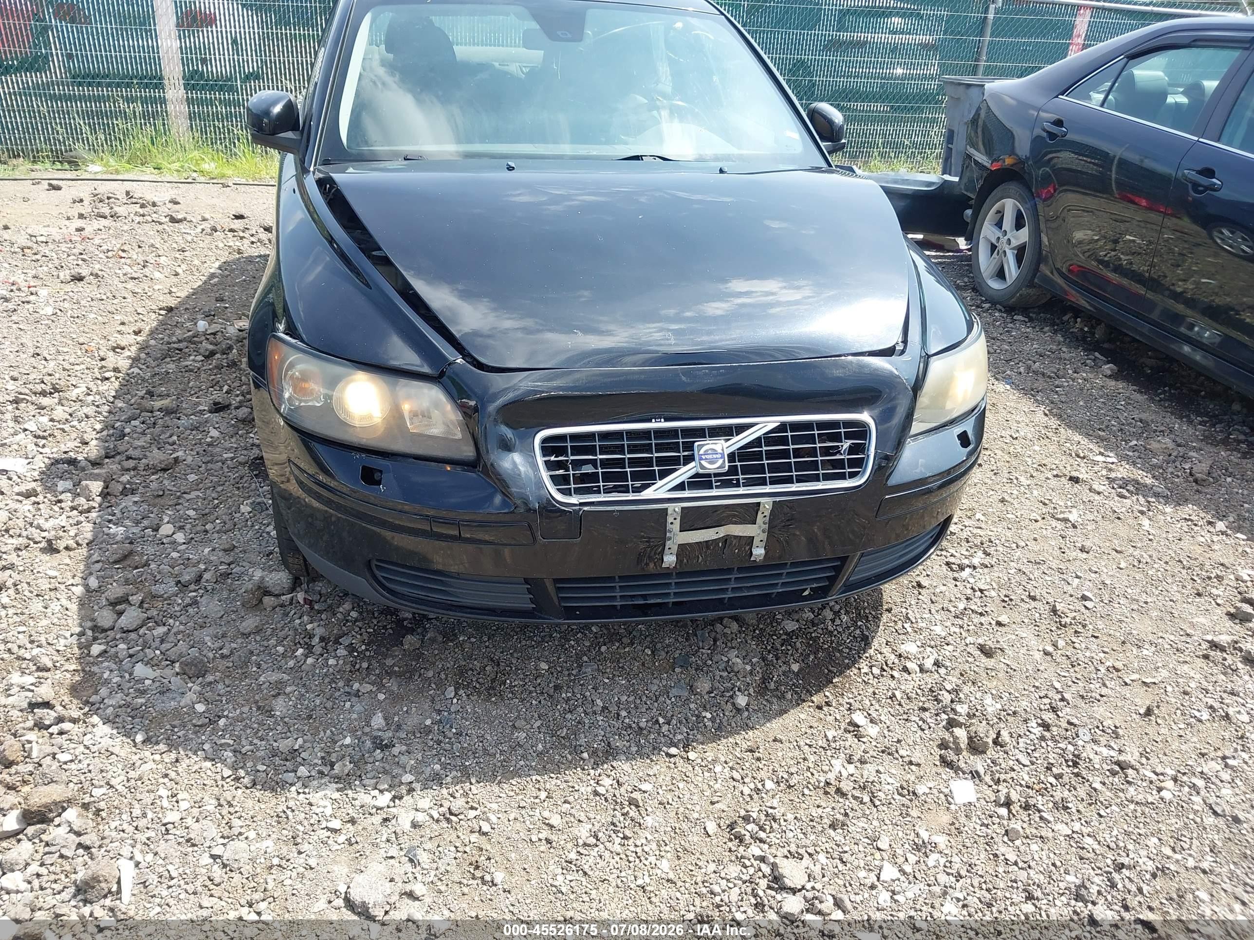 2007 Volvo S40 2.4i Black vin: YV1MS382572264410