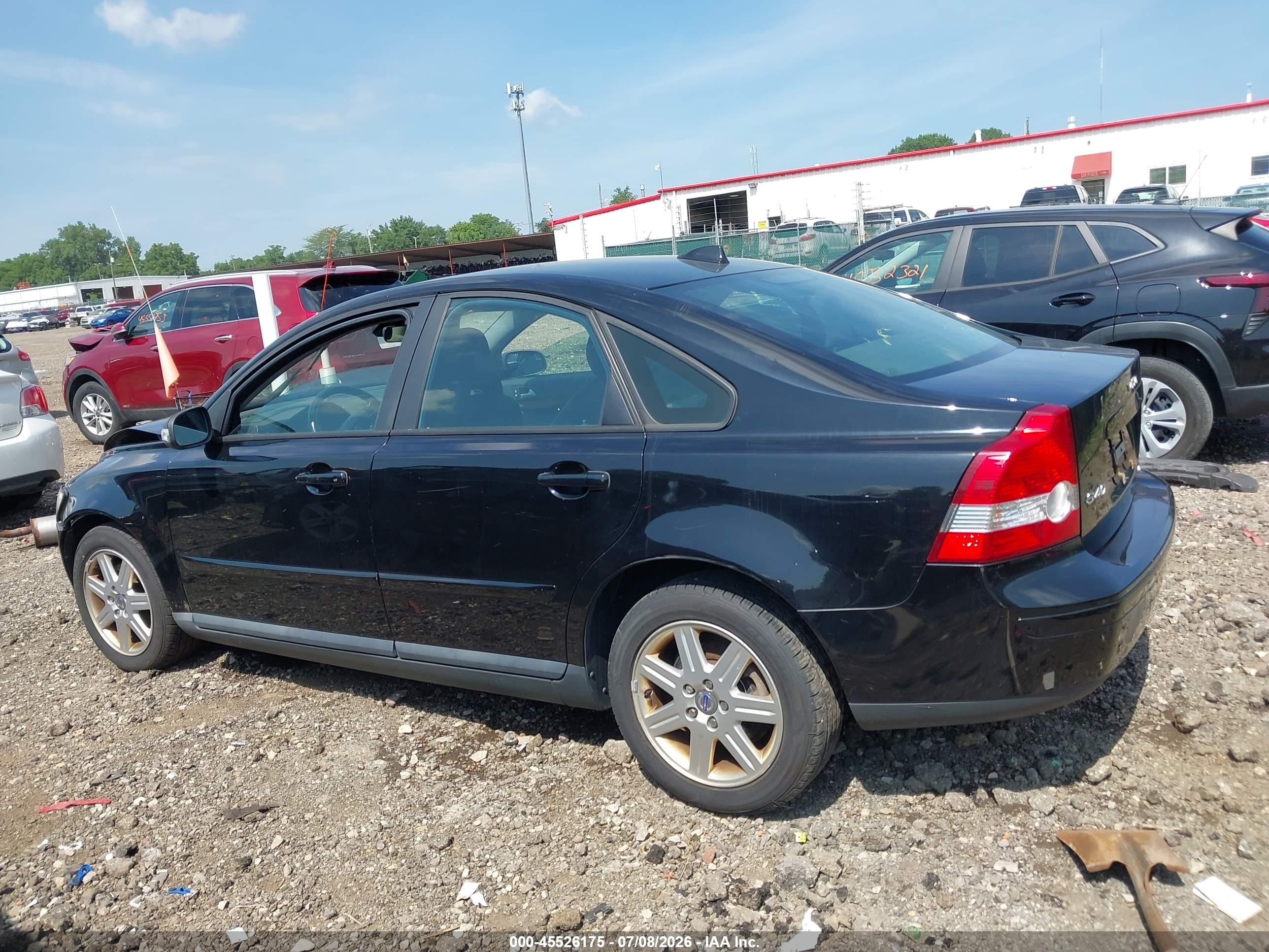 2007 Volvo S40 2.4i Black vin: YV1MS382572264410