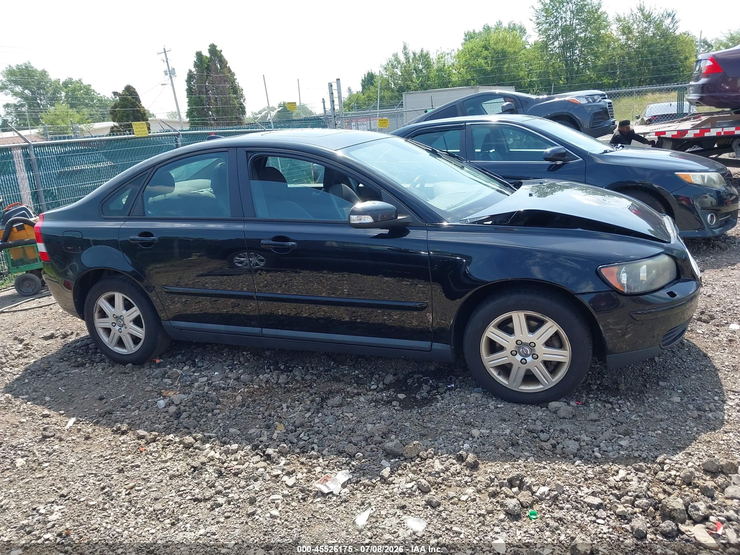 2007 Volvo S40 2.4i Black vin: YV1MS382572264410