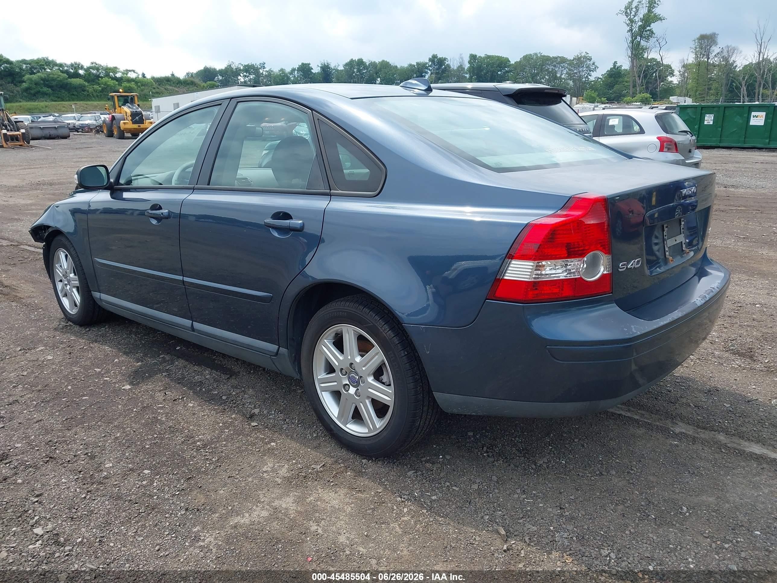 2007 Volvo S40 2.4i Dark Blue vin: YV1MS382572314934