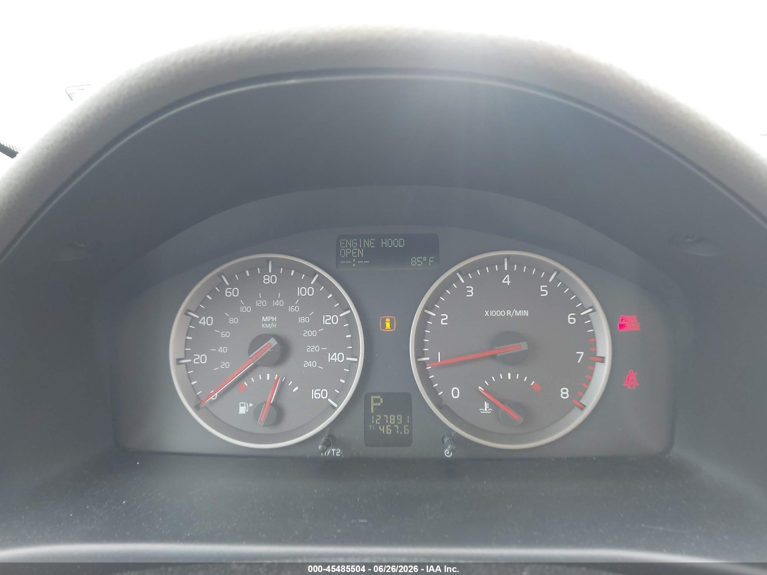 2007 Volvo S40 2.4i Dark Blue vin: YV1MS382572314934