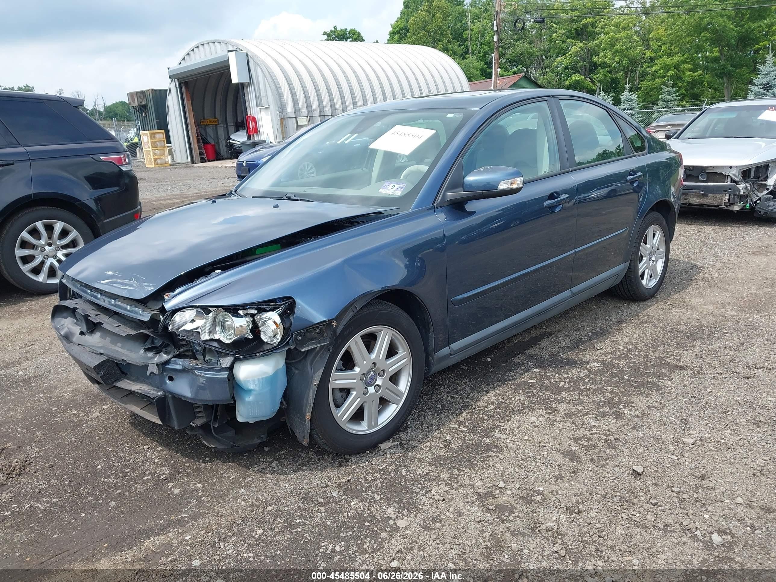 2007 Volvo S40 2.4i Dark Blue vin: YV1MS382572314934
